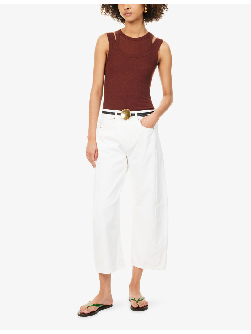 ME+EM Double Layer Slim-Fit Knitted Vest Top outlook