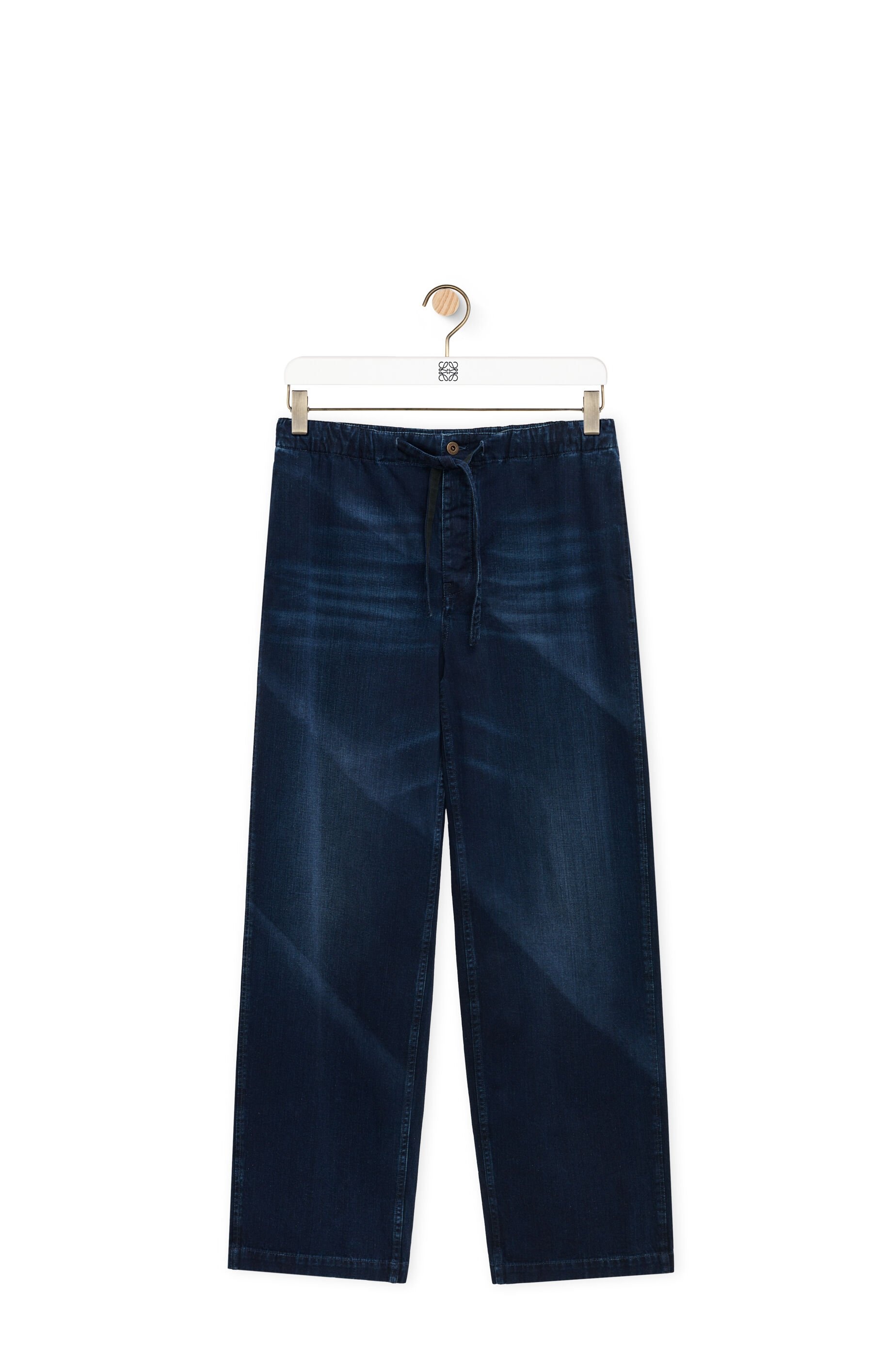 Drawstring jeans in denim - 1