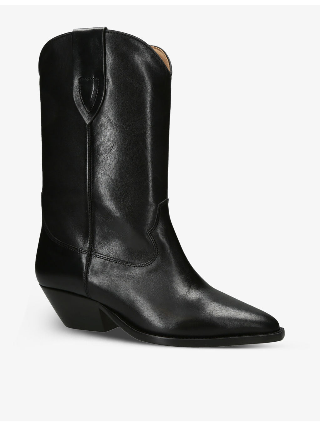 Duerto pointed-toe leather heeled cowboy boots - 2