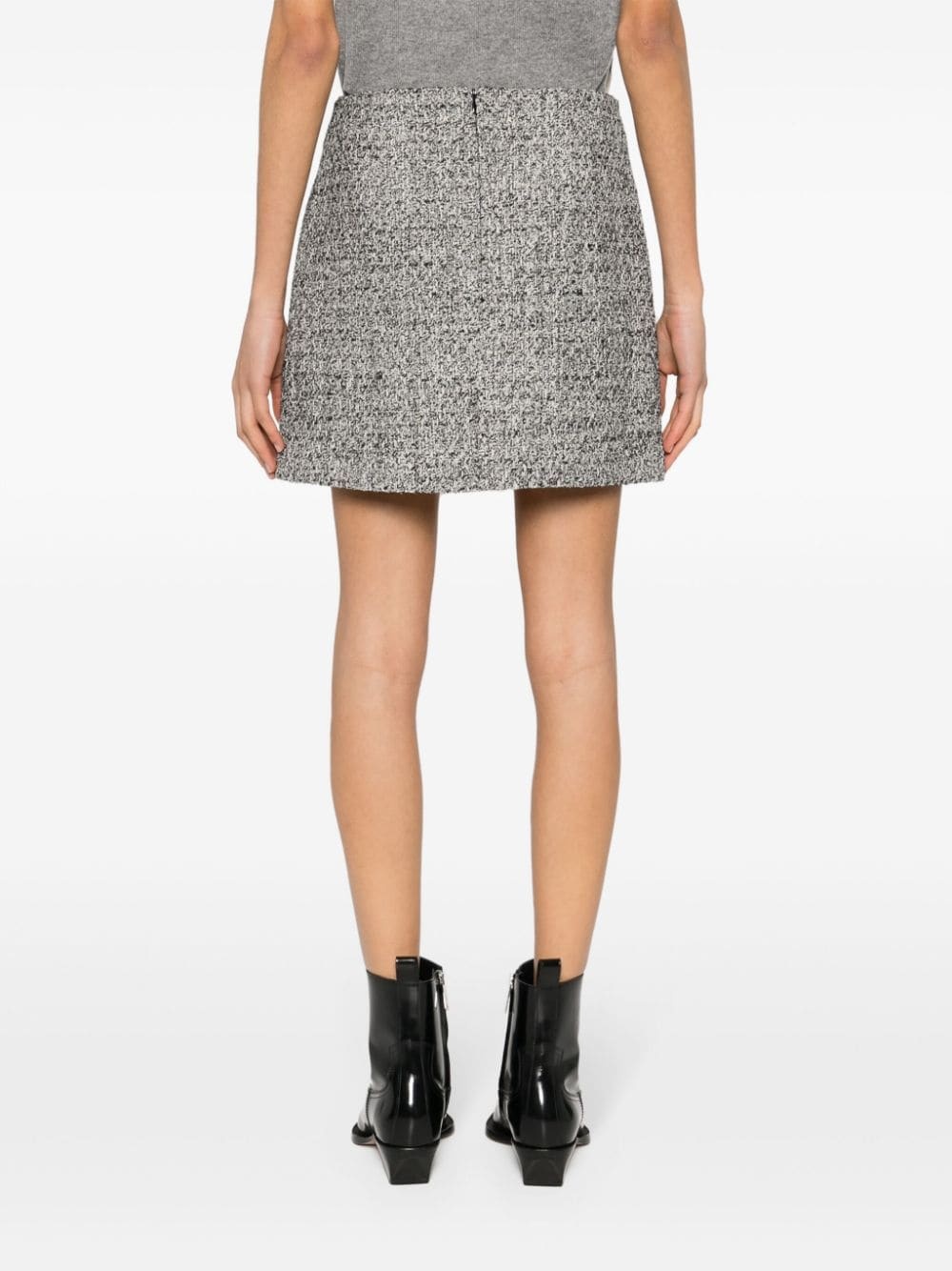 bouclÃ© mini skirt - 4