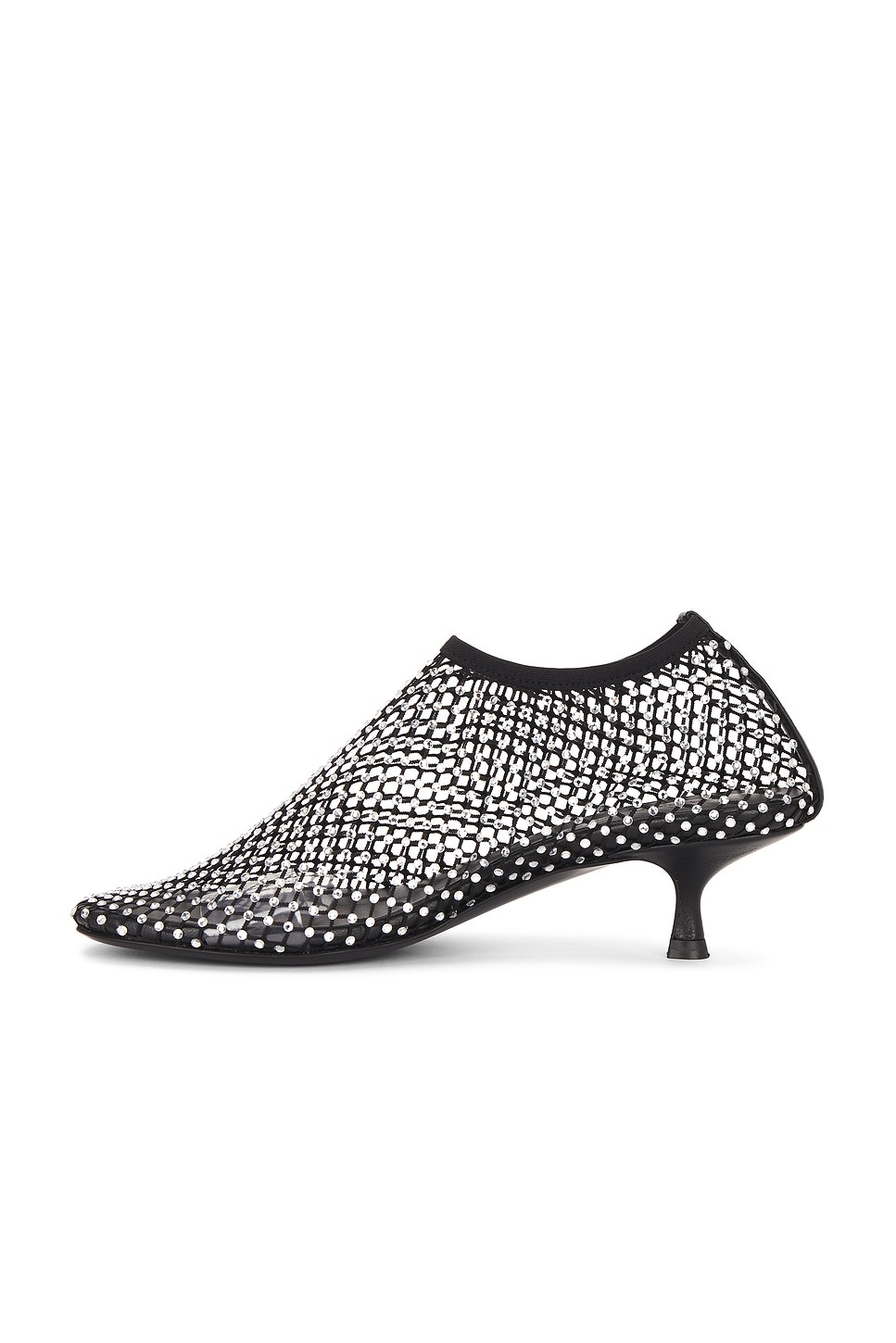 Minette Crystal Mesh Micro Heel - 5