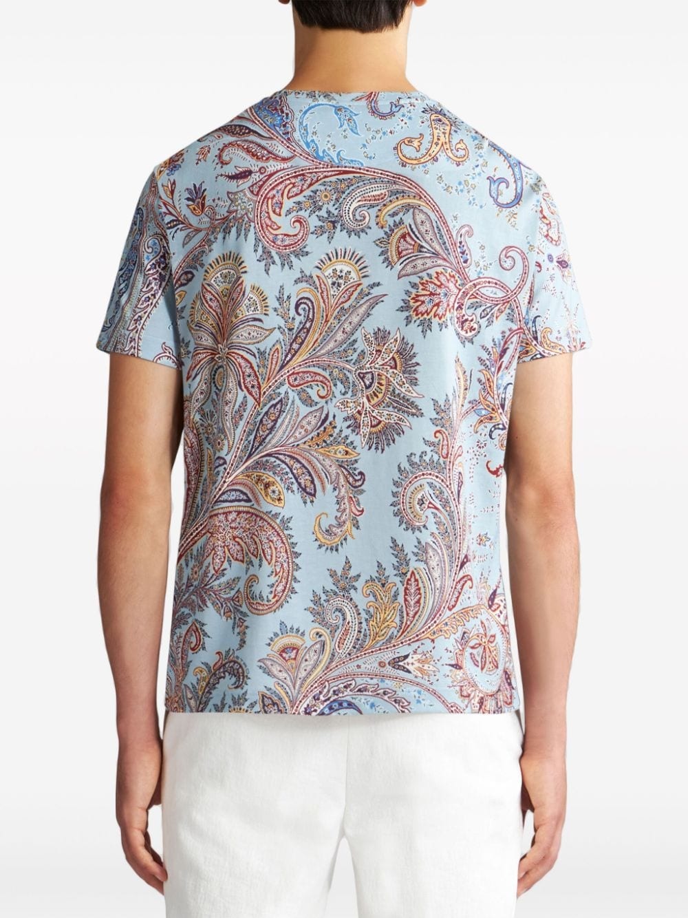 paisley-print cotton T-shirt - 3