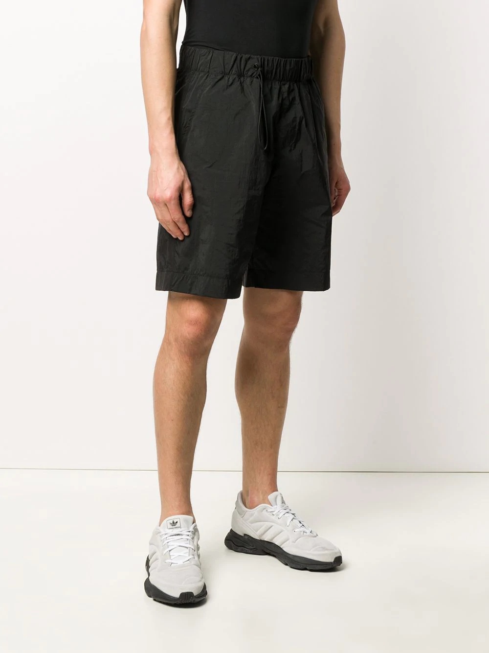 elasticated drawstring shorts - 3