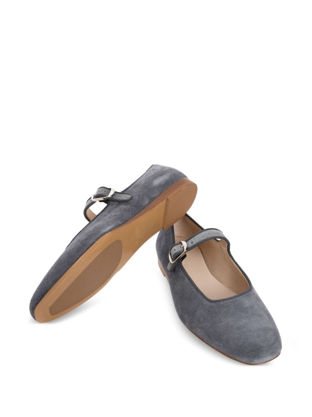 suede Mary Jane ballerina shoes - 6