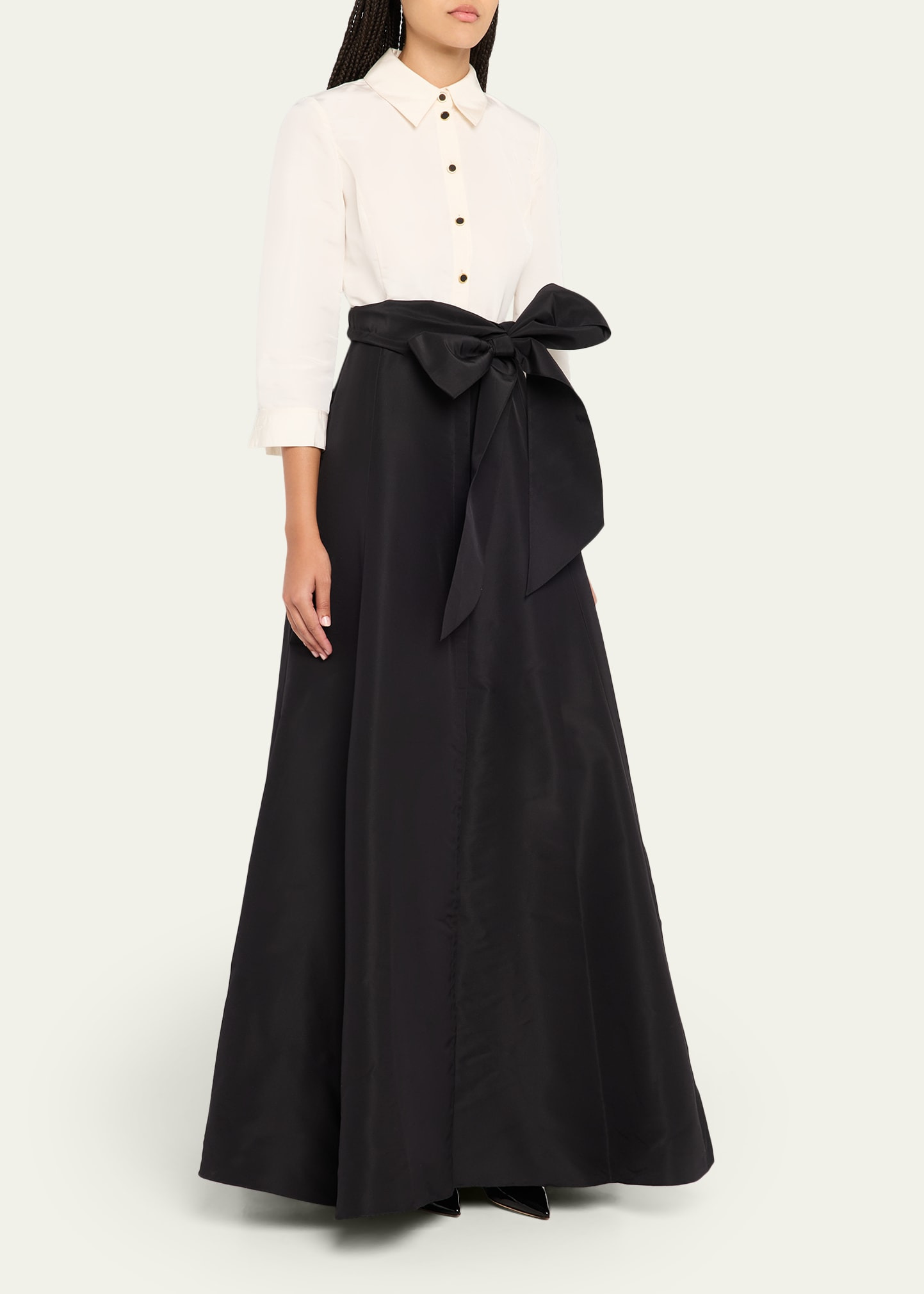 Icon Two-Tone Trench Gown - 4