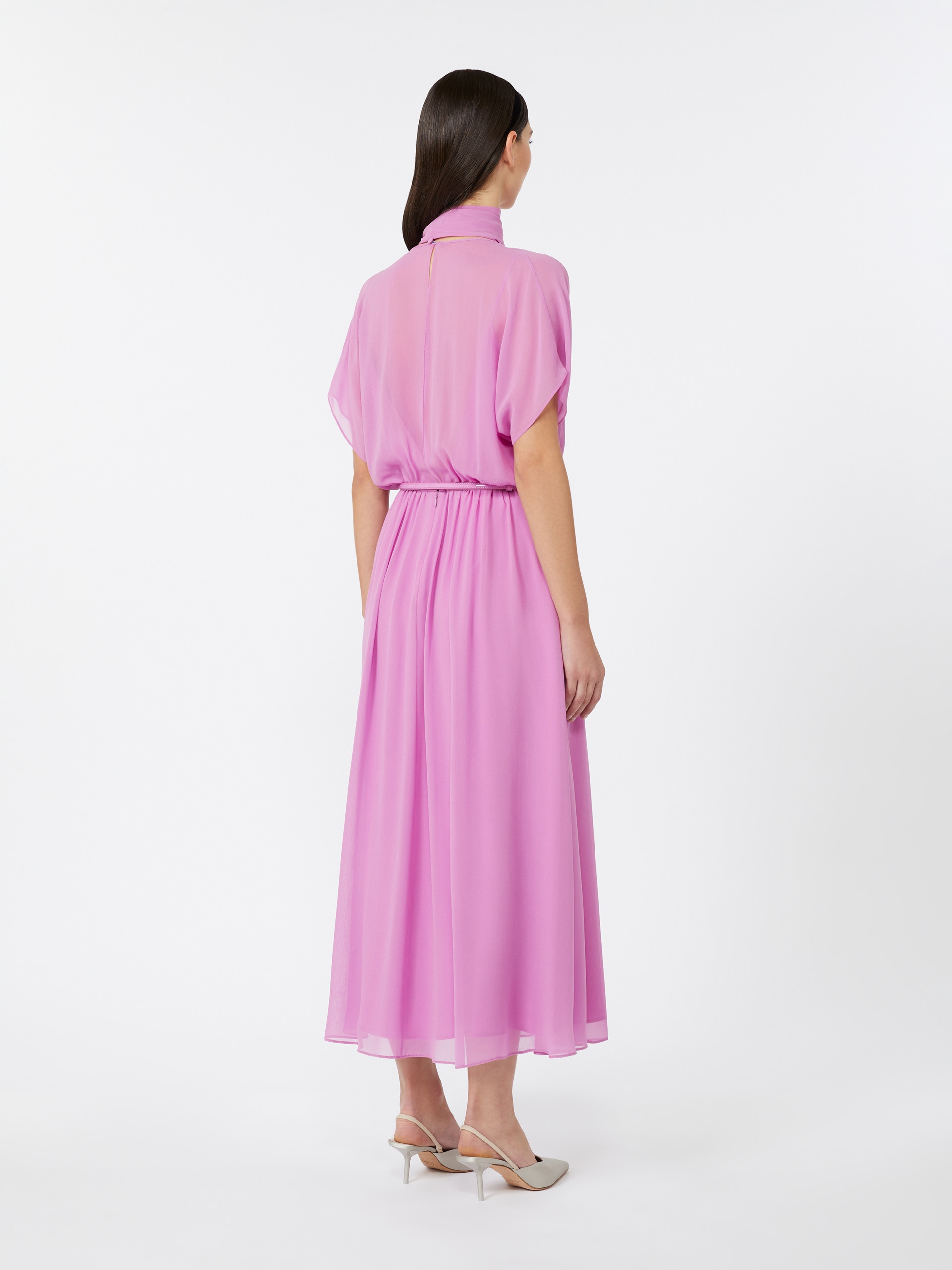 PINETA Silk georgette dress - 4