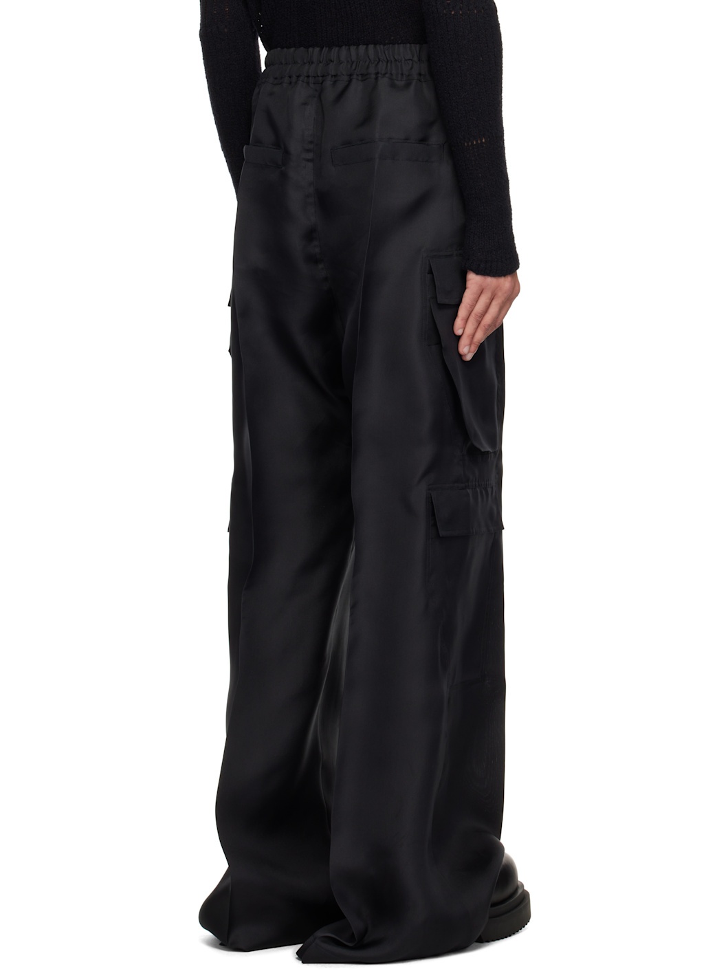 Black Hollywood Cargobelas Cargo Pants - 3