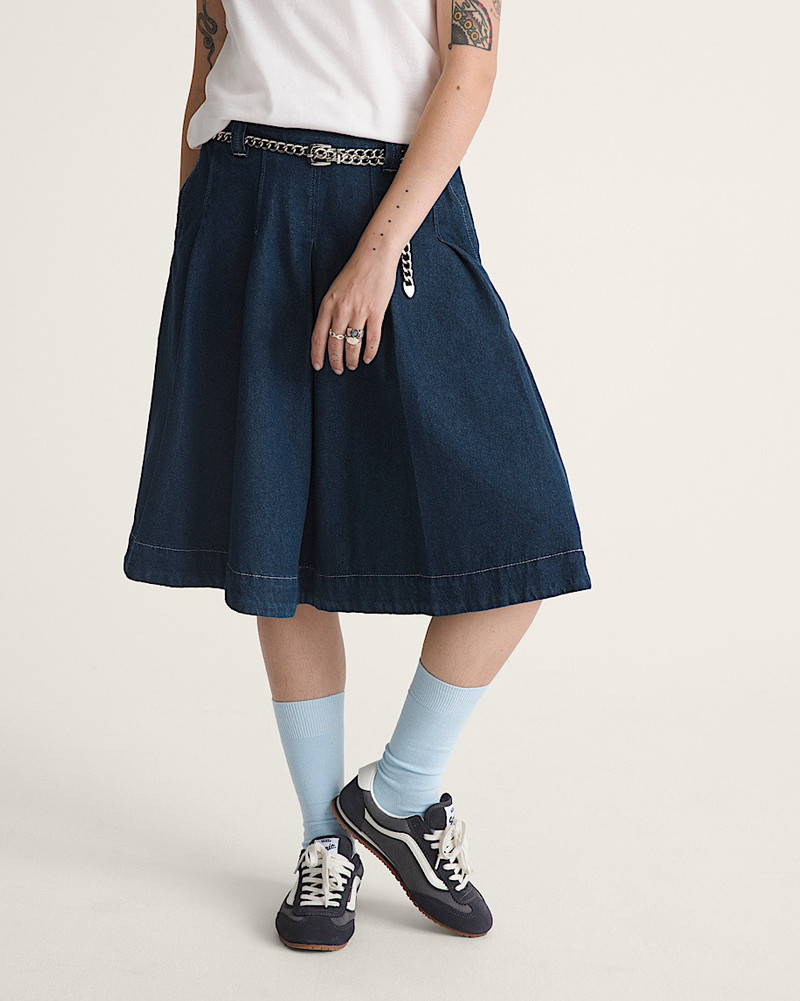 Authentic Chino Denim Skirt 1