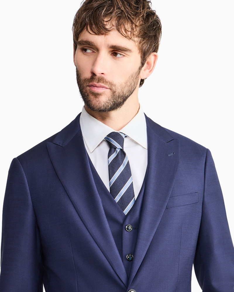 GIORGIO ARMANI SOHO LINE, SINGLE-BREASTED, MICRO-ARMURE WOOL SUIT outlook
