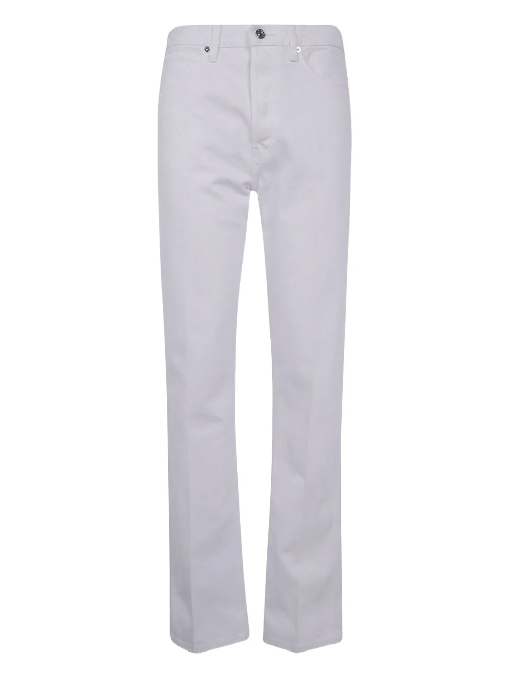 pressed-crease jeans - 1