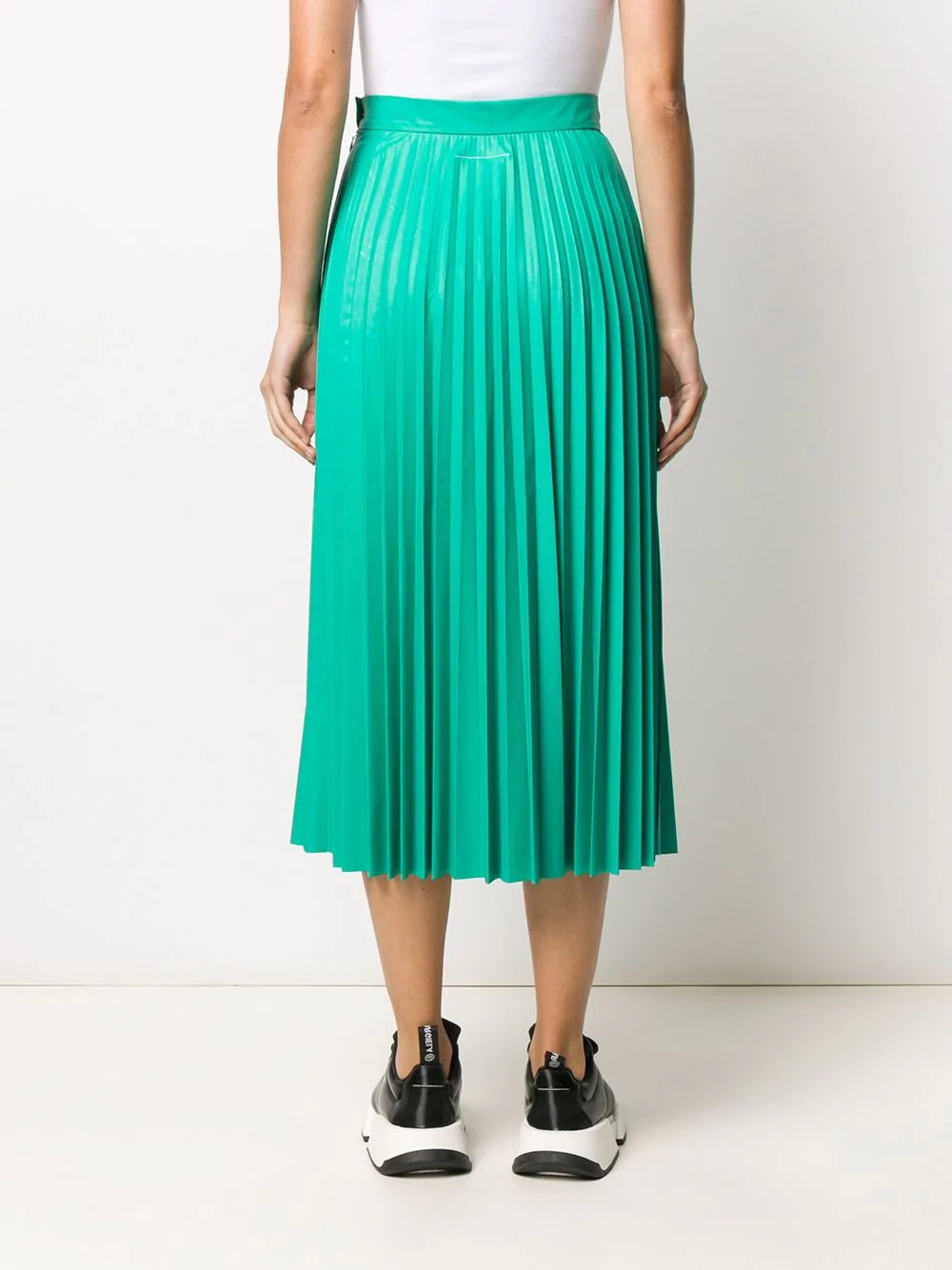 pleated midi skirt - 4