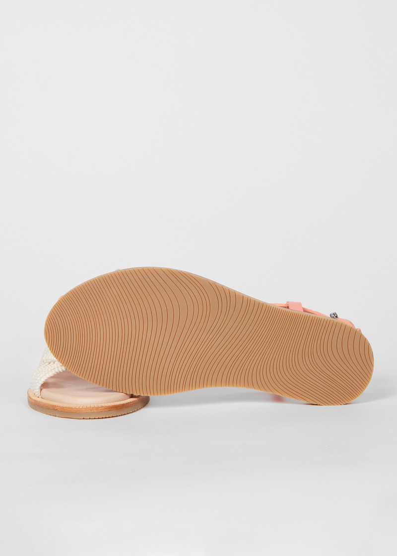 Women's Ecru 'Nishio' Crochet Sandals 5