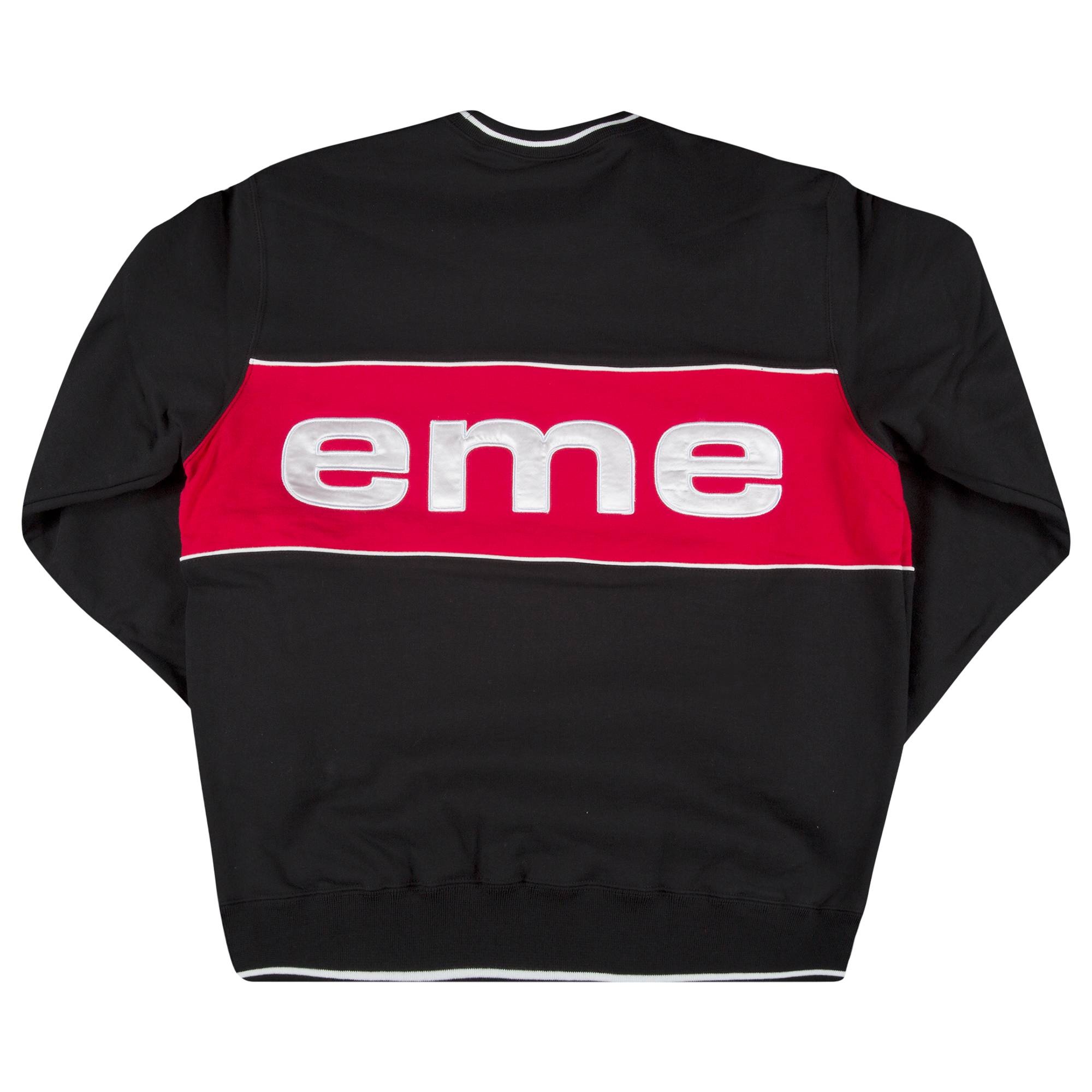 Supreme Piping Crewneck 'Black' - 2