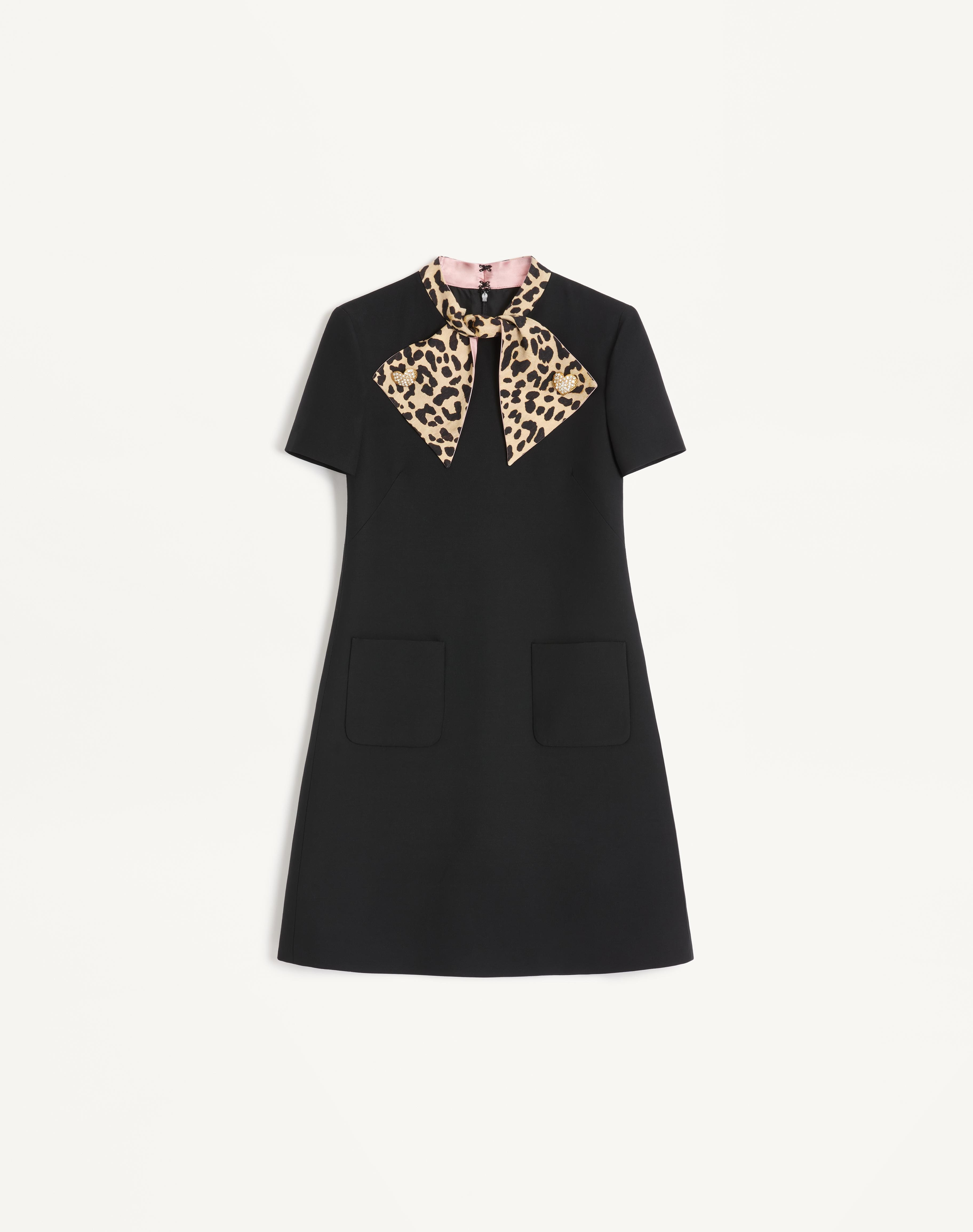 CREPE COUTURE SHORT DRESS - 1