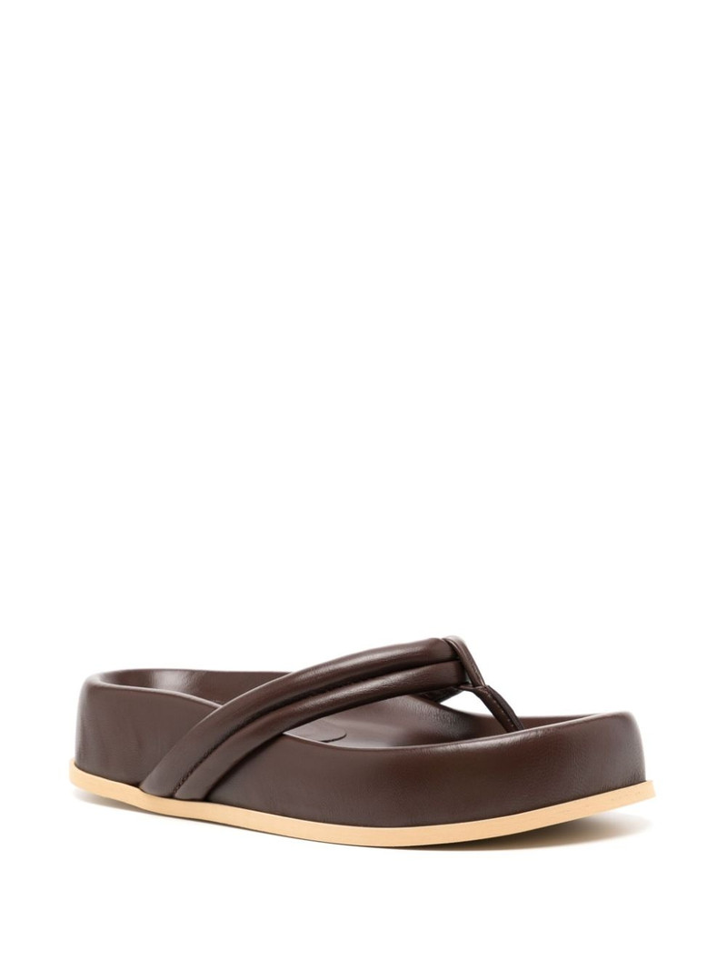 GIABORGHINI Frederique 40mm leather sandals outlook