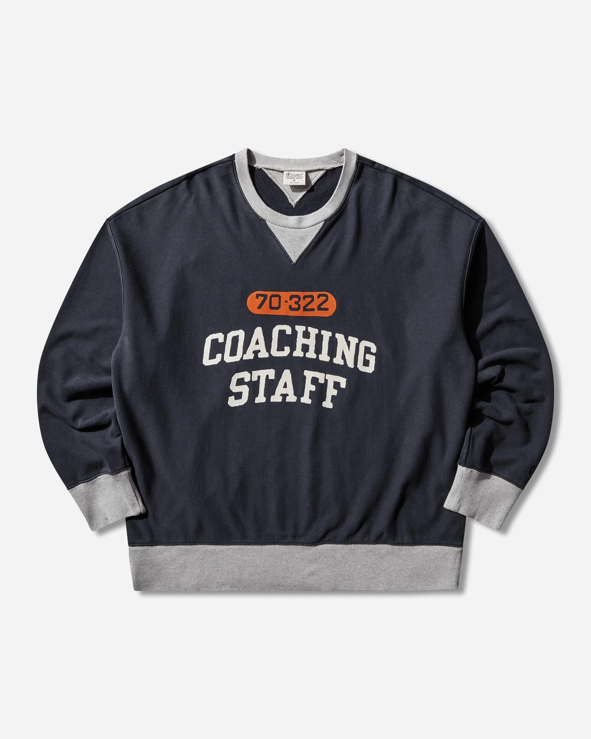Men's Time Capsule Reverse Wave Crewneck Sweatshirt Dark Blue - 1