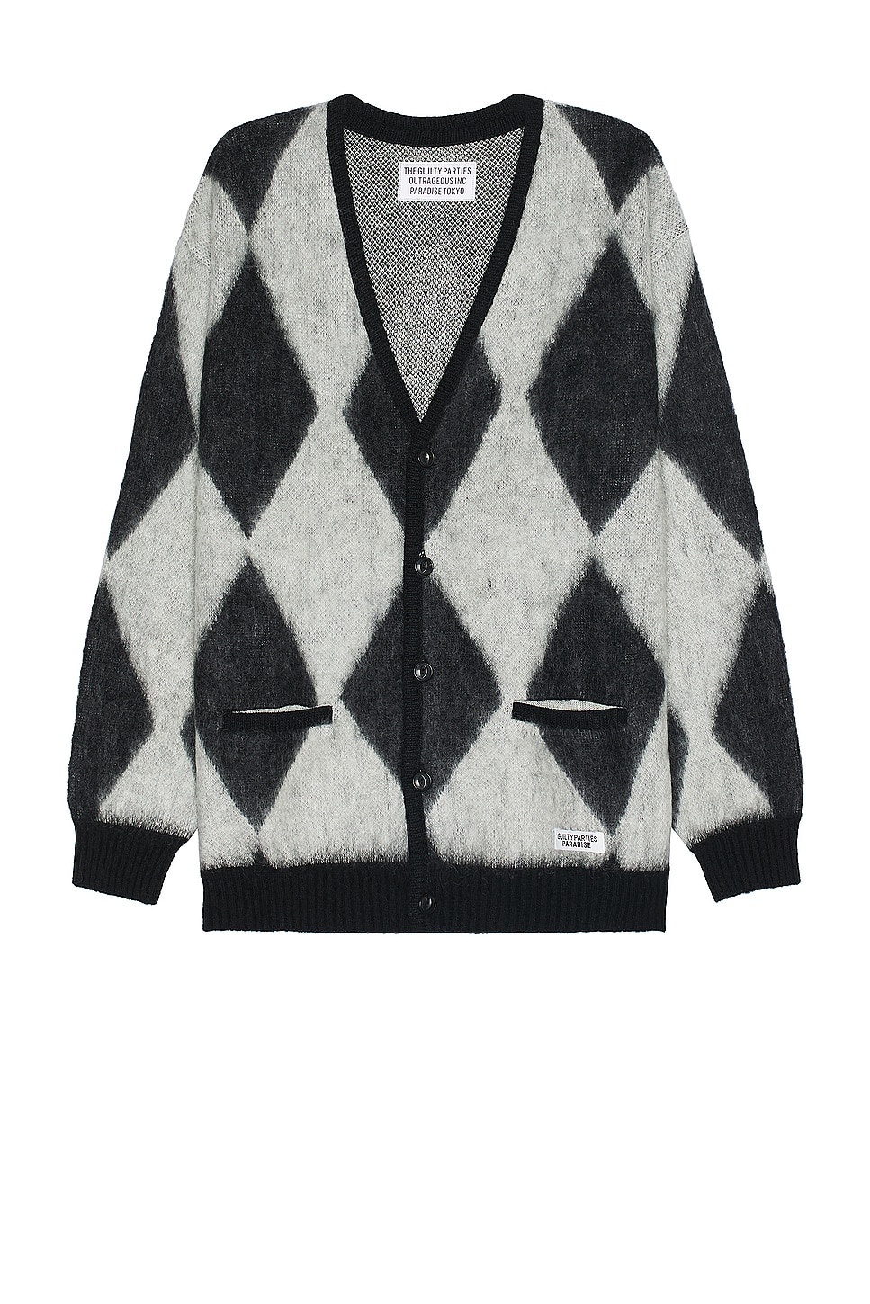 Diamond Mohair Cardigan - 1