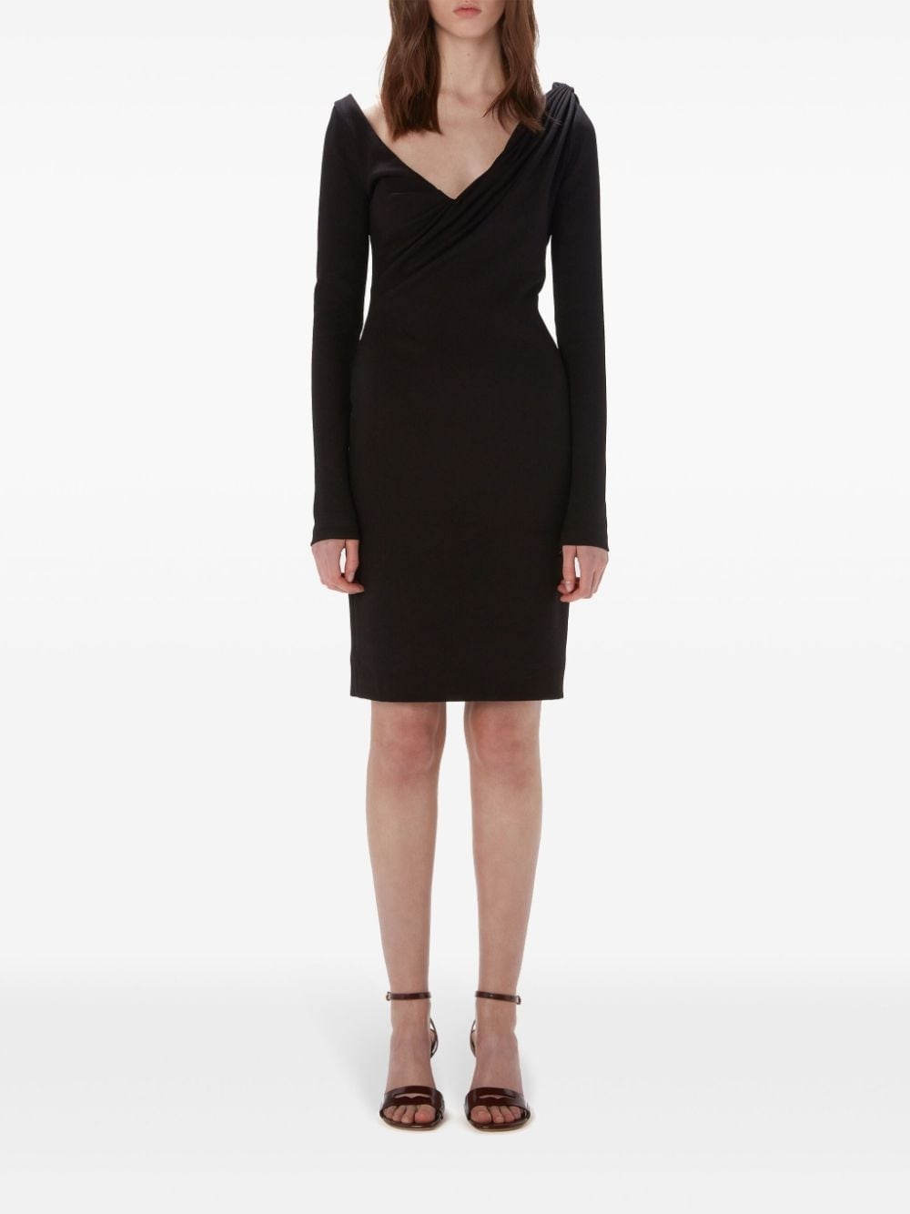 V-neck midi dress - 2