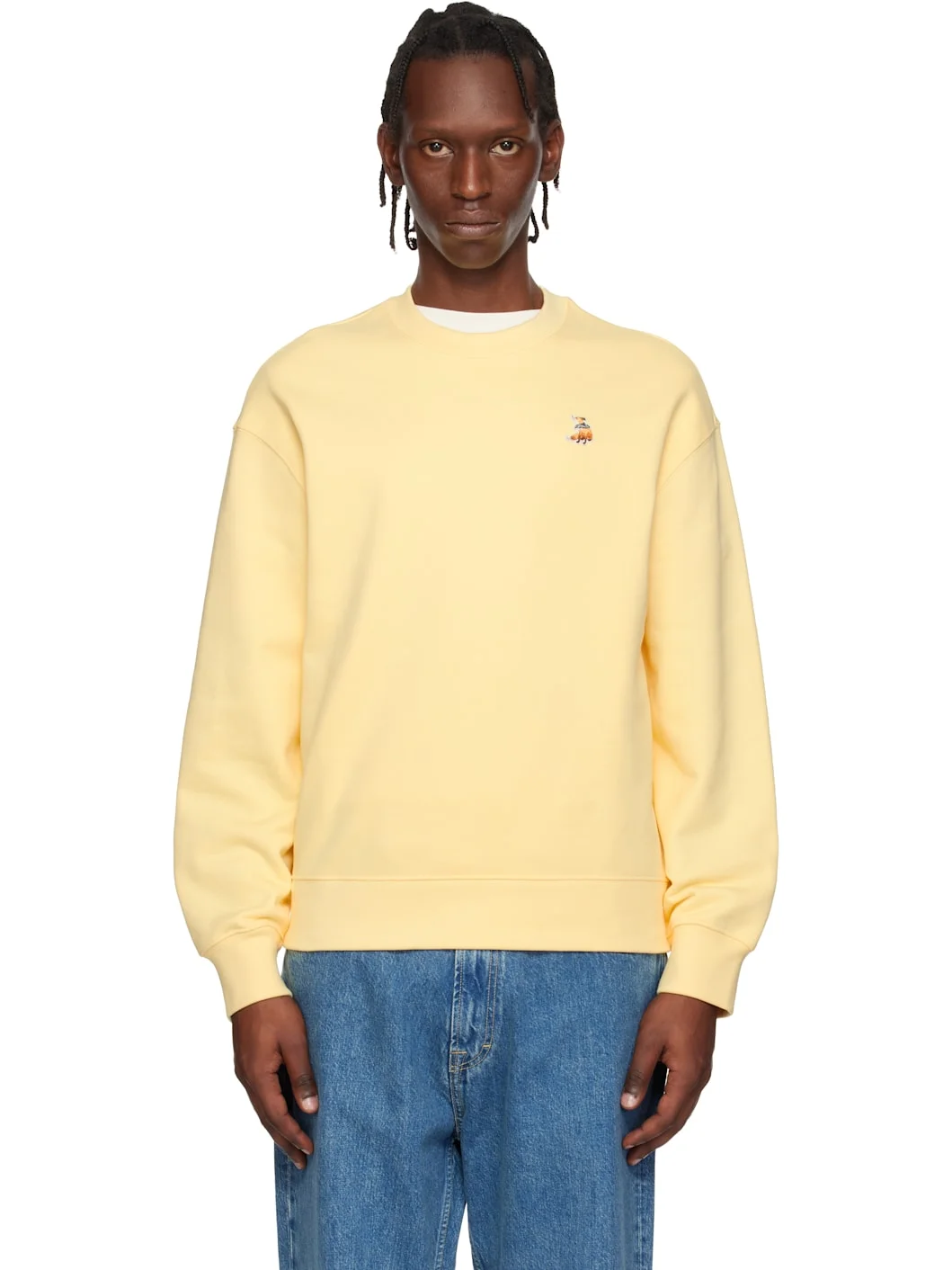 Yellow Dreaming Fox Comfort Sweatshirt - 1
