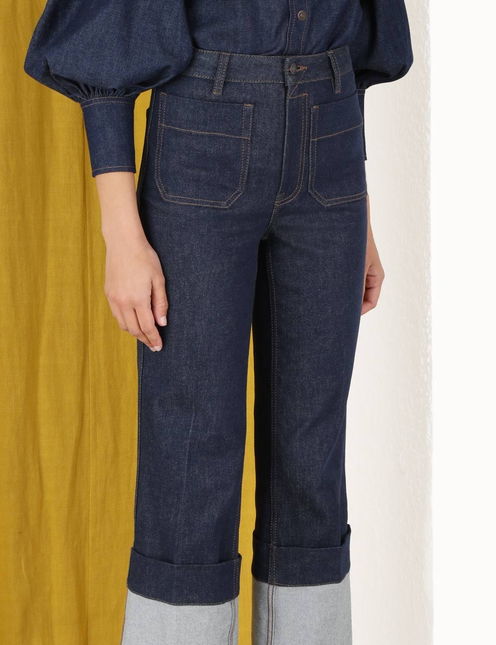 KALEIDOSCOPE CUFFED JEAN - 5