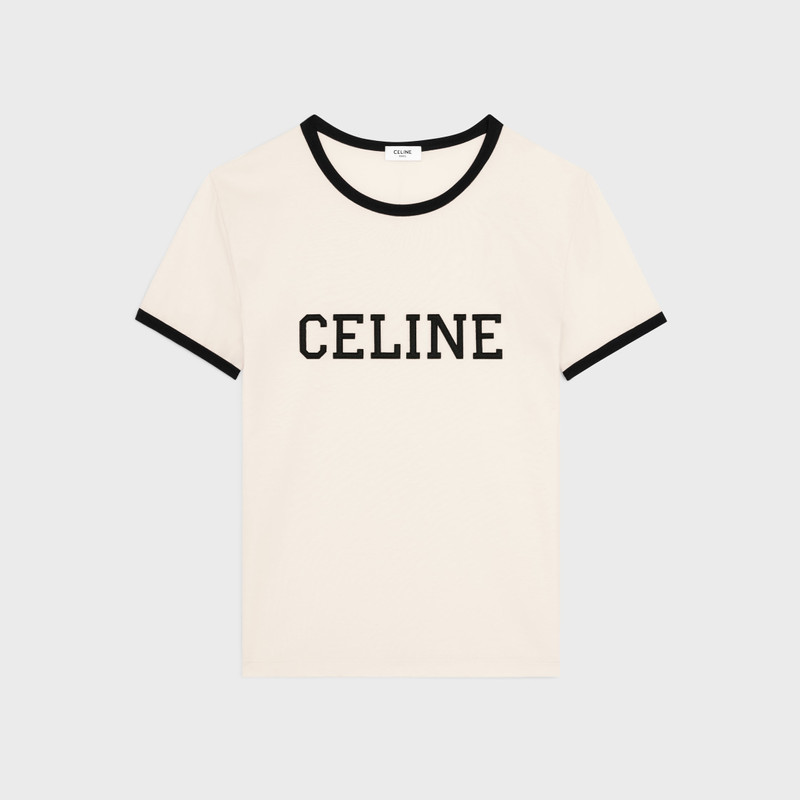 celine regular t-shirt in cotton jersey 1