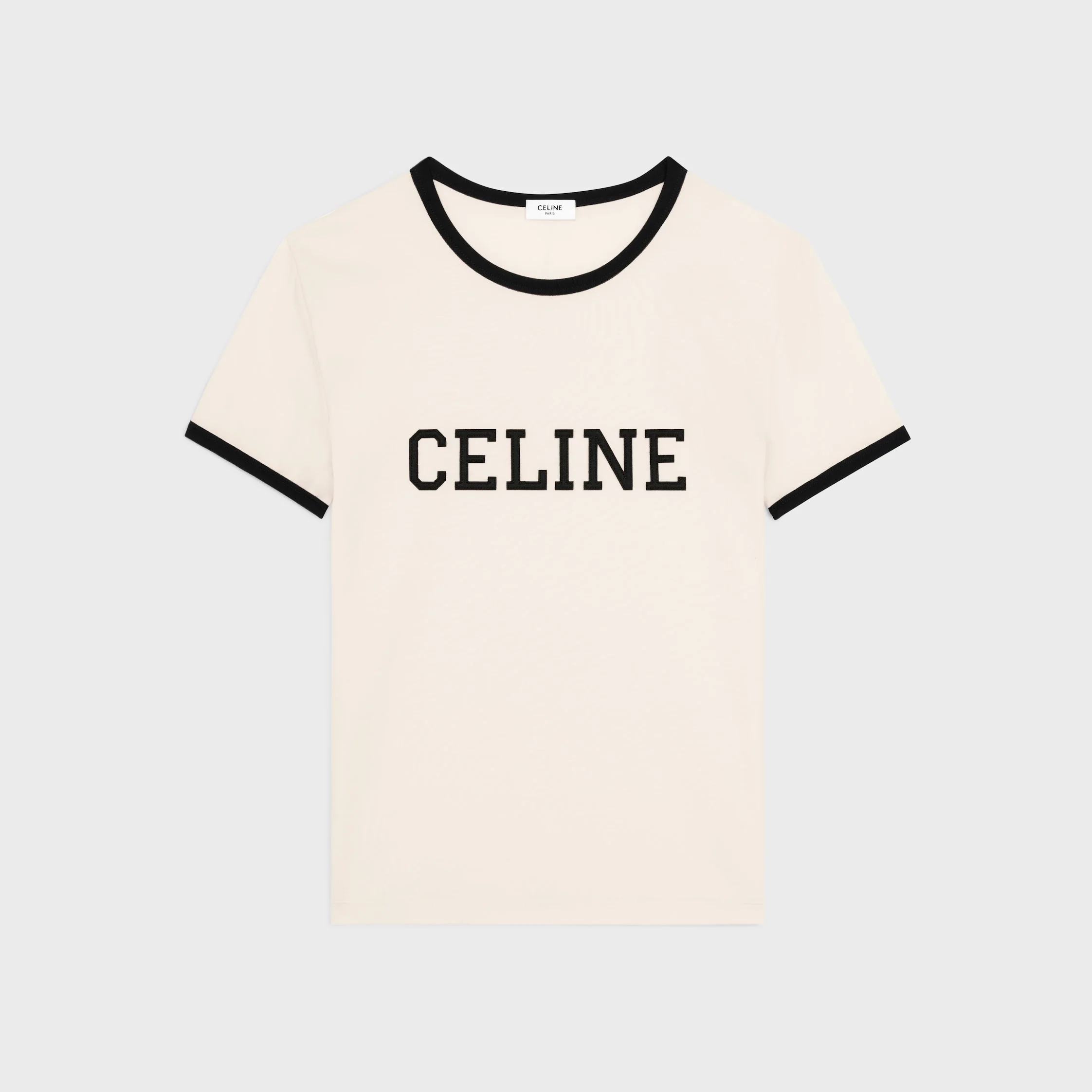 celine regular t-shirt in cotton jersey - 1