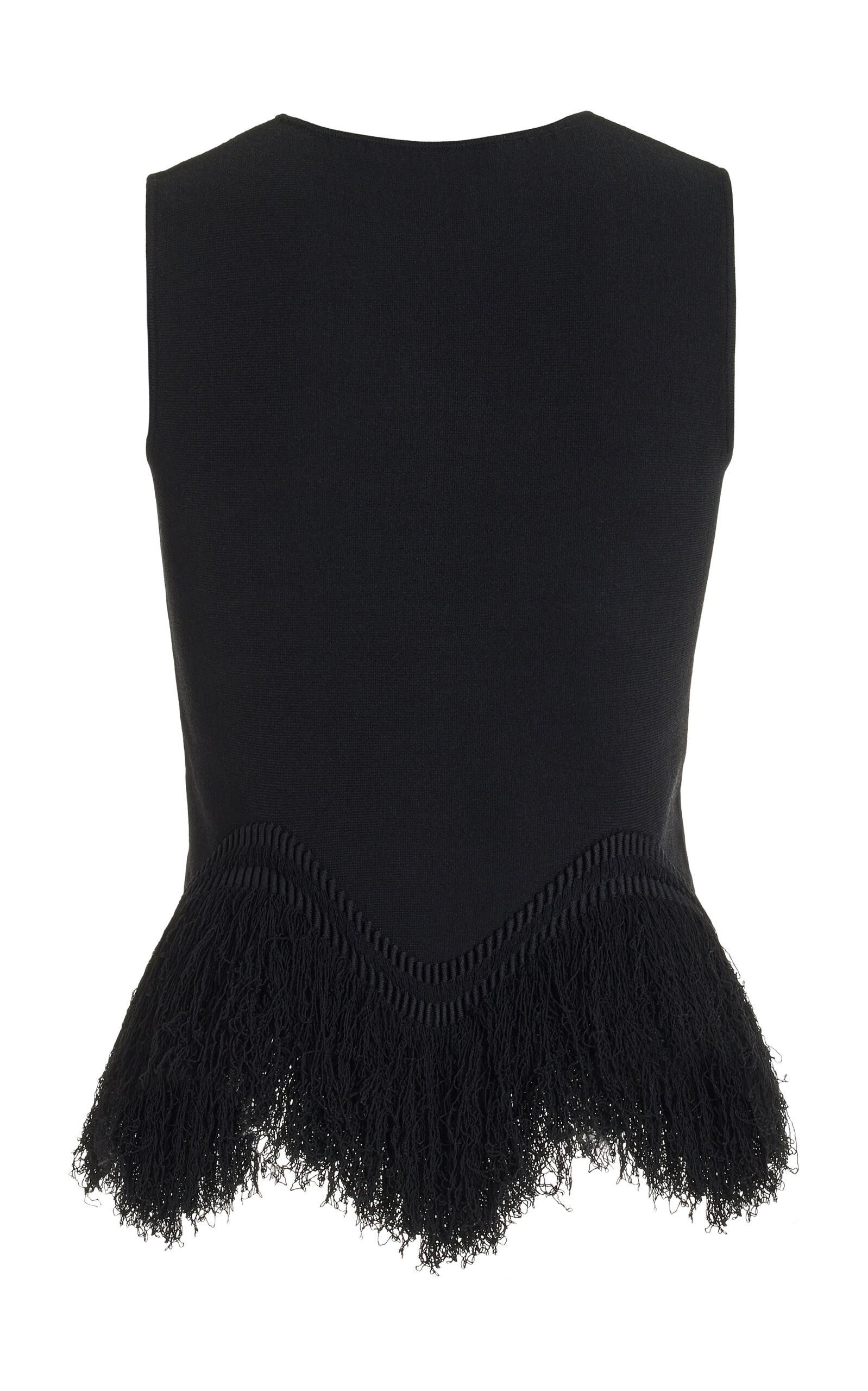 Koa Fringed Knit Top black - 2