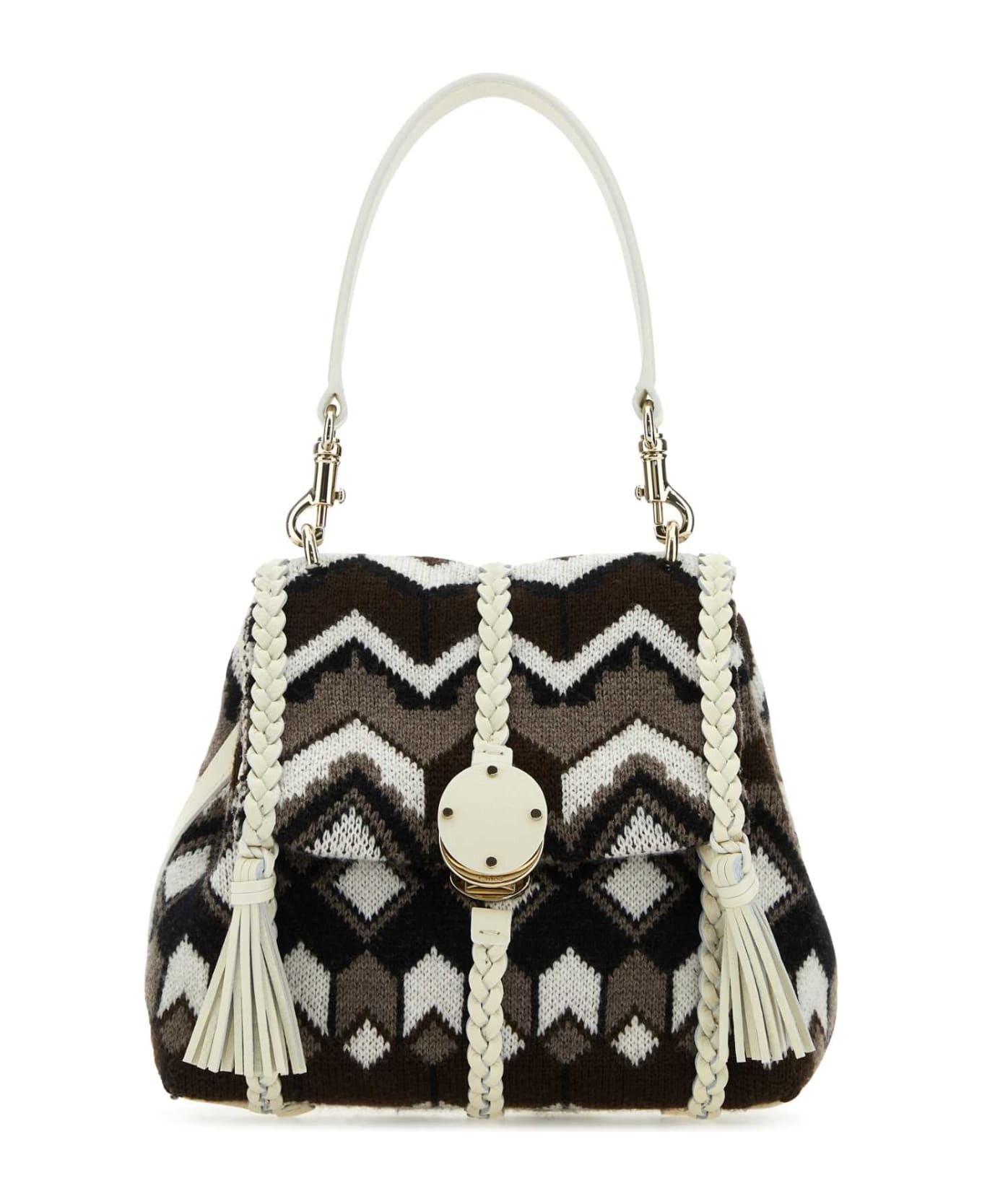 Embroidered Wool Small Penelope Handbag - 1