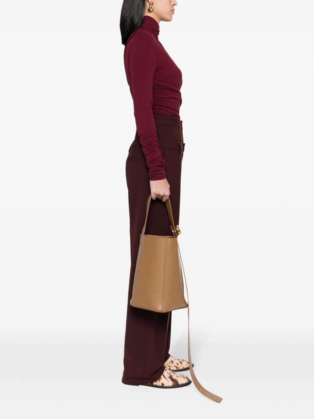 medium Pebble leather bag - 2