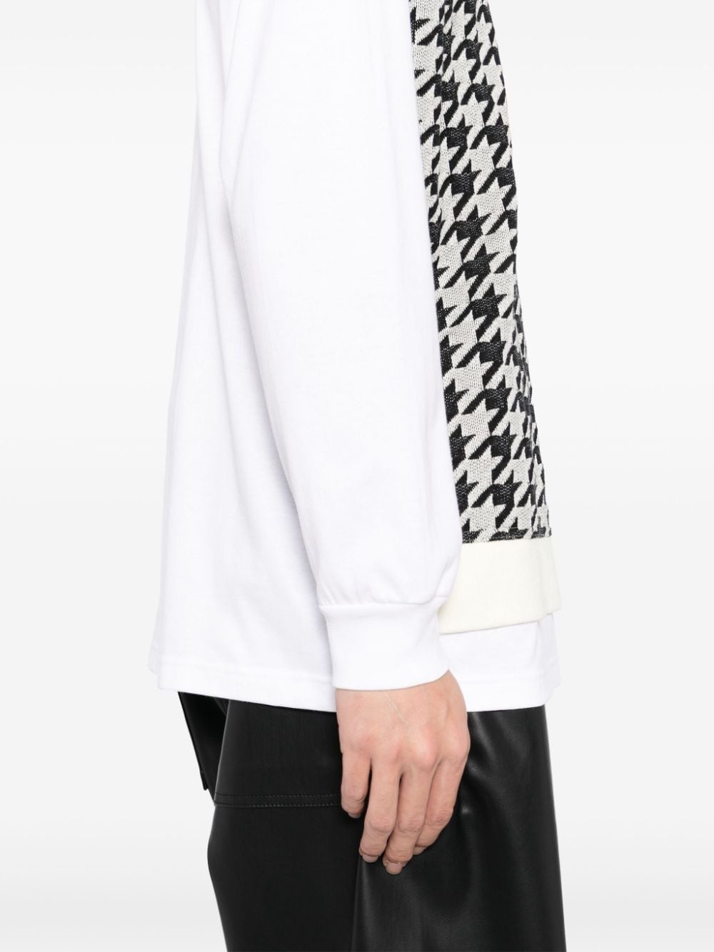houndstooth T-shirt - 4