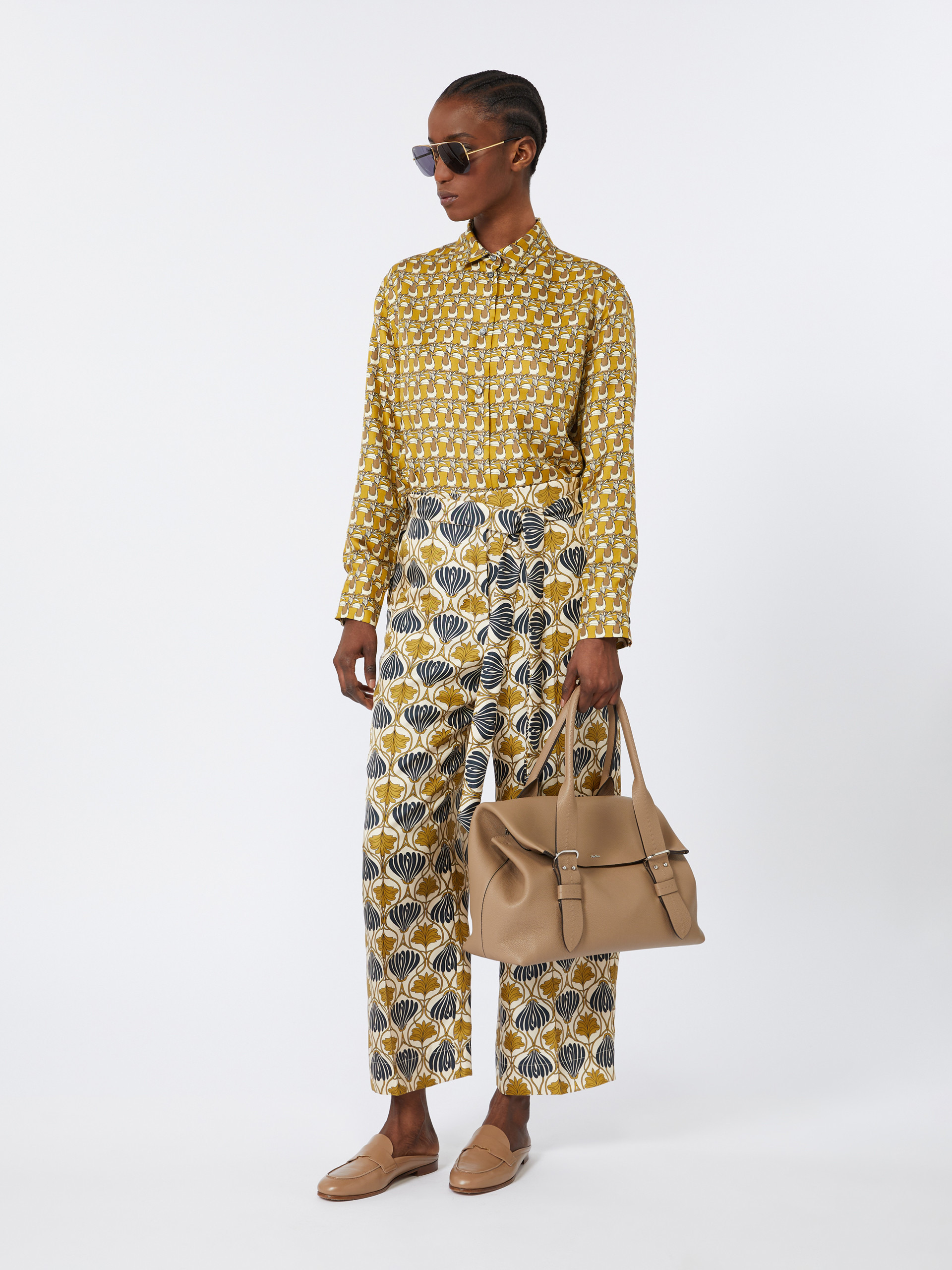 TIMES Reversible printed silk shirt - 2