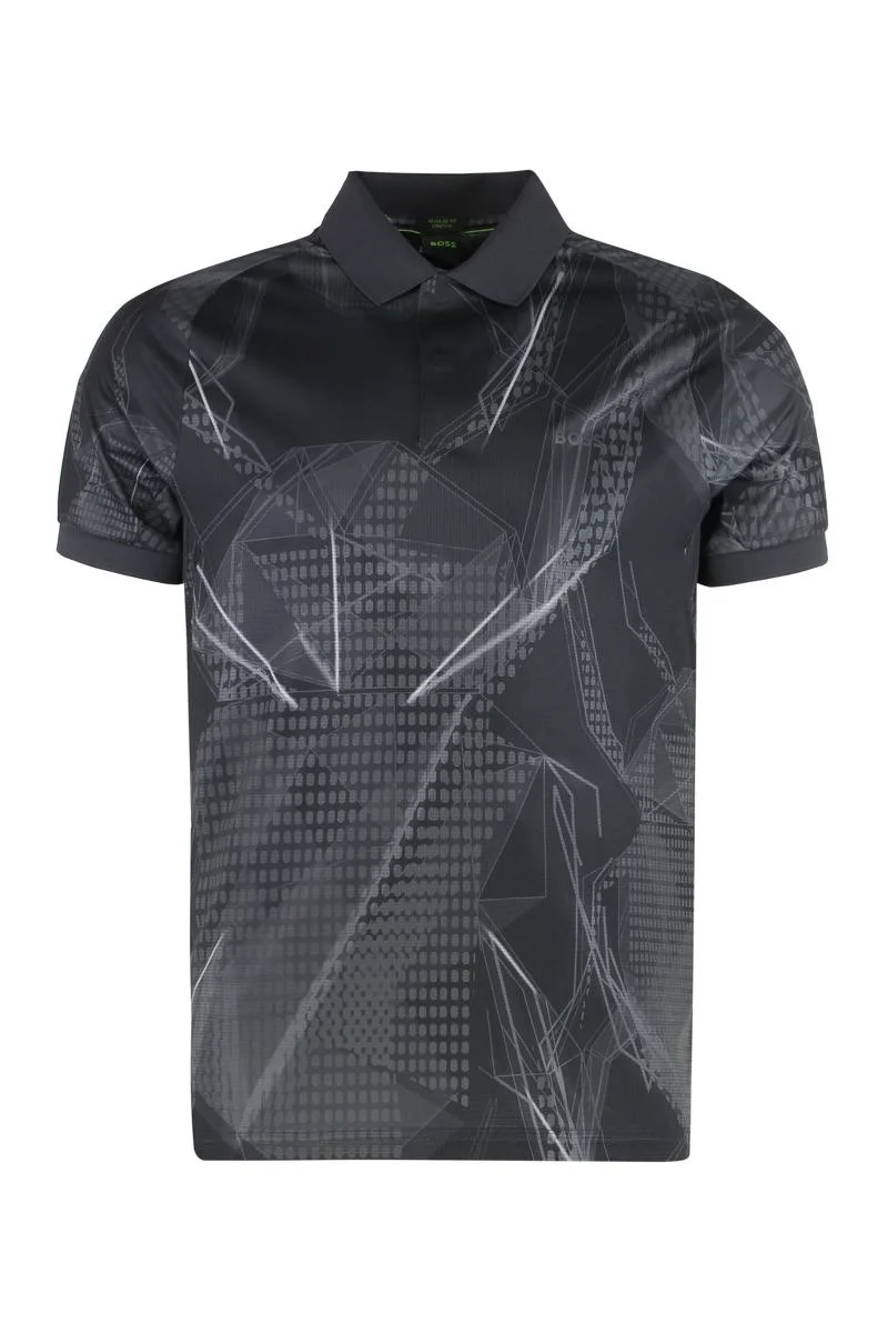 Boss Technical Fabric Polo Shirt - 1