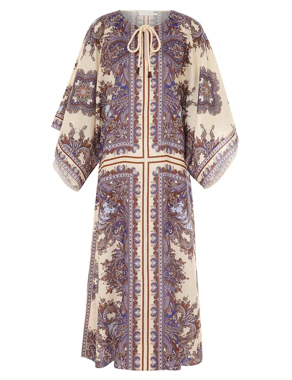 OTTIE KAFTAN MIDI DRESS - 1