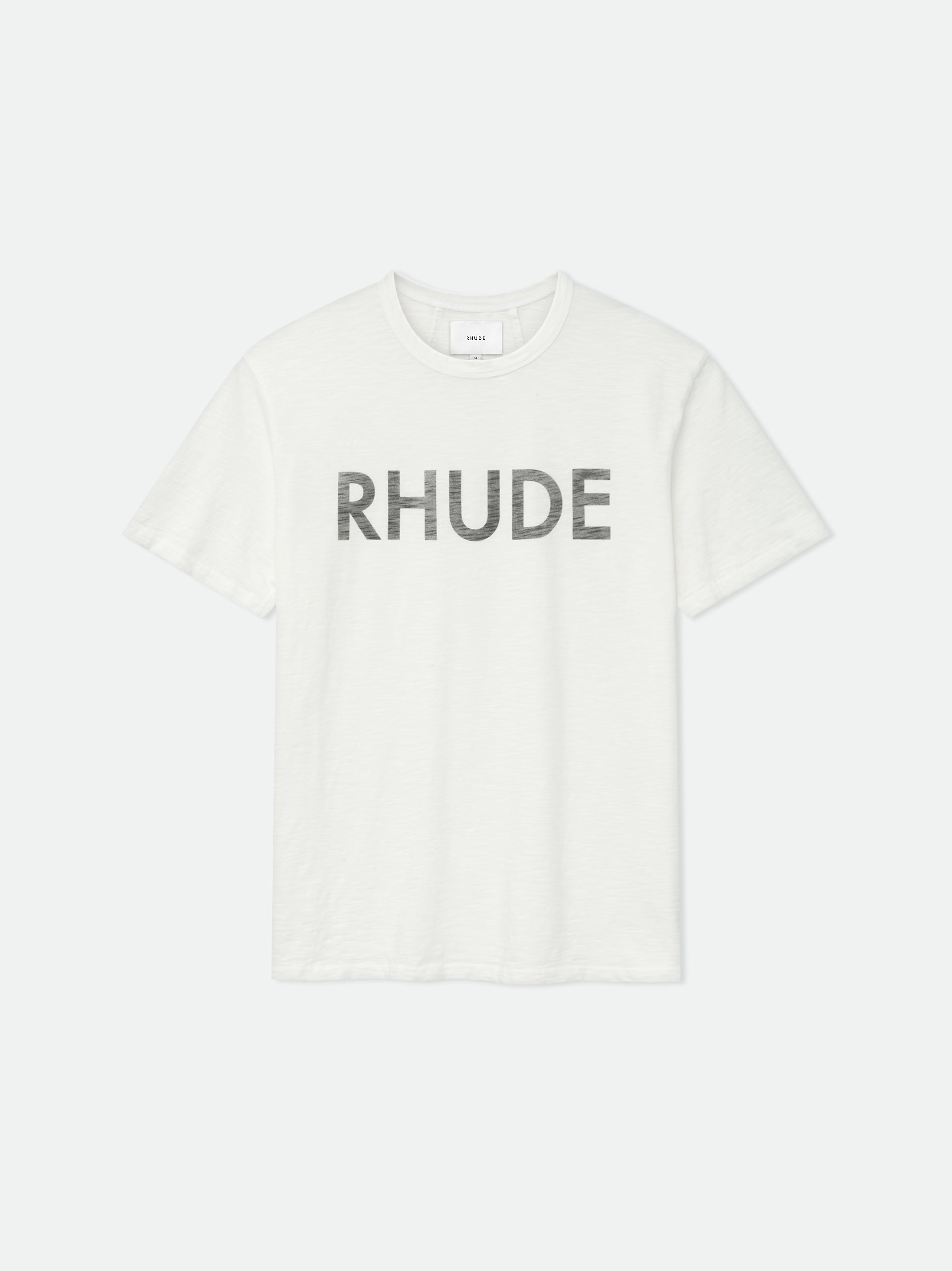 Rhude FLOCKED BURNOUT TEE | hirshleifers | REVERSIBLE