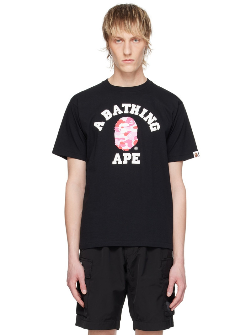 Black ABC Camo College T-Shirt - 1