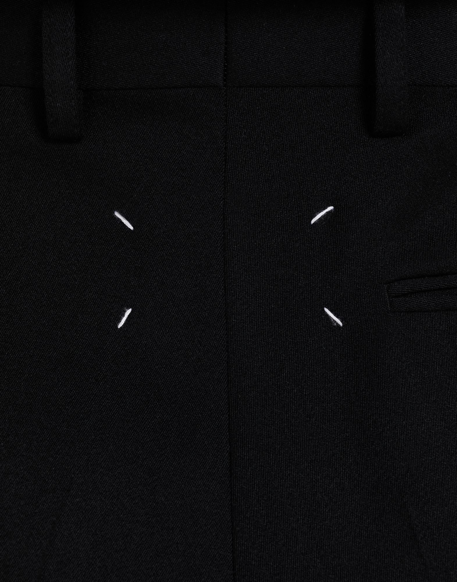 Black Straight Leg Pant - 6