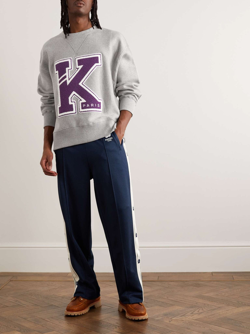 KENZO Logo-Appliquéd Cotton-Jersey Sweatshirt outlook