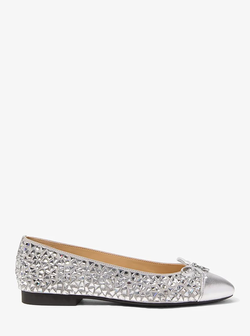 Piper Flex Embellished Metallic Ballet Flat - 1