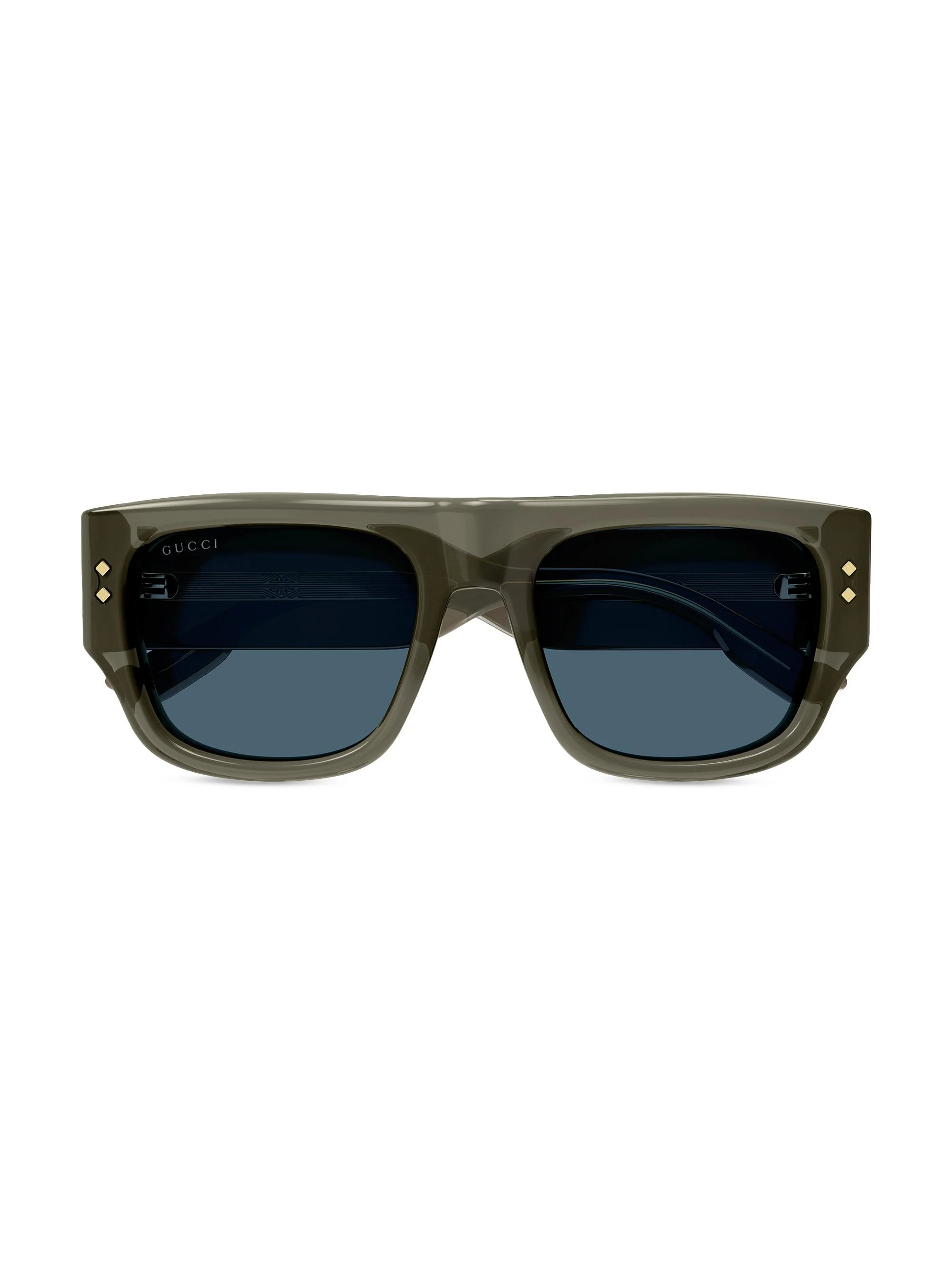 Men's Nouvelle Vague 54MM Square Acetate Sunglasses - Grey - 1