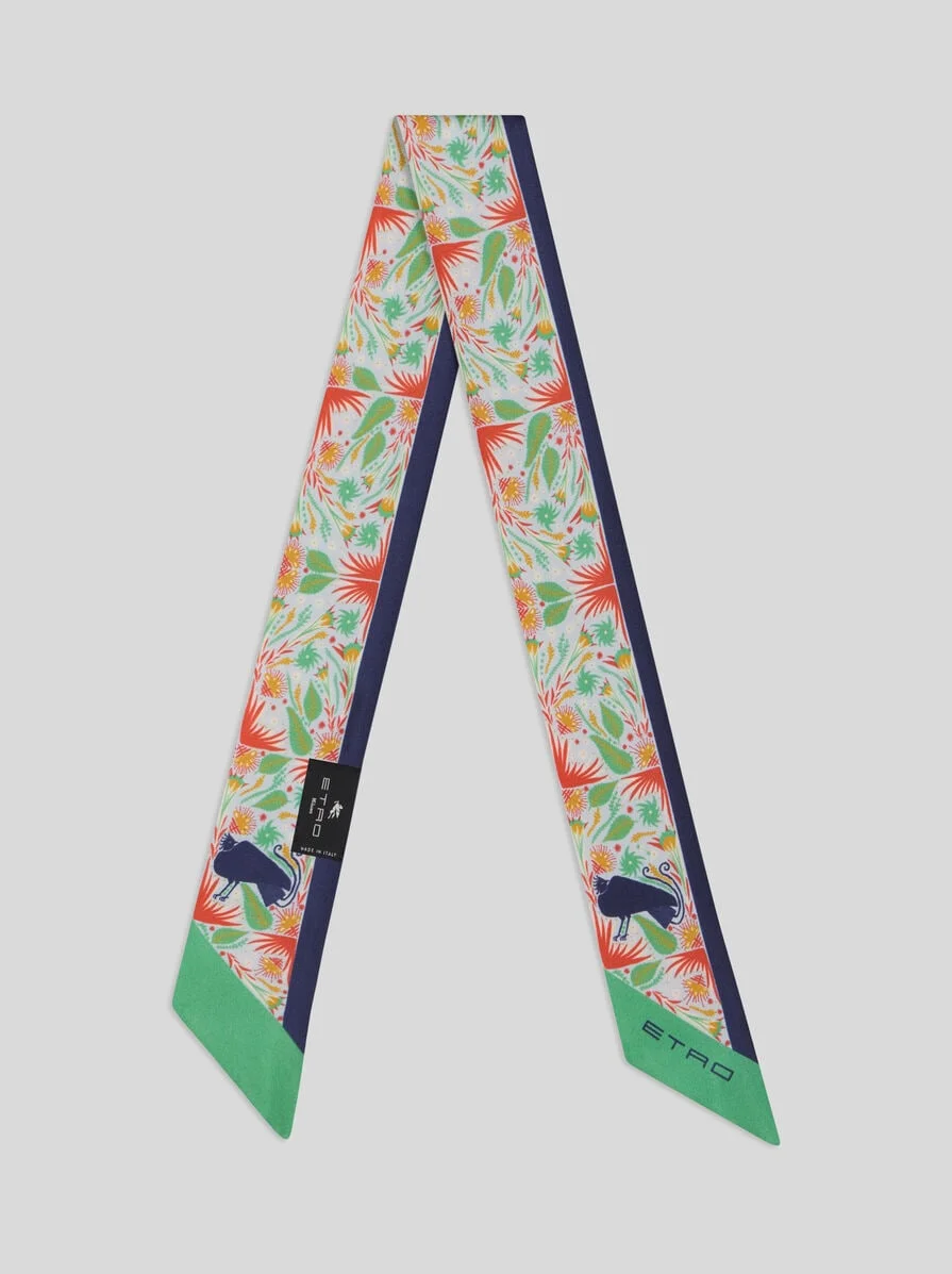 ETRO X TABBY BOOTH SILK TWILL PAISLEYINA WITH PLACED PRINT - 1