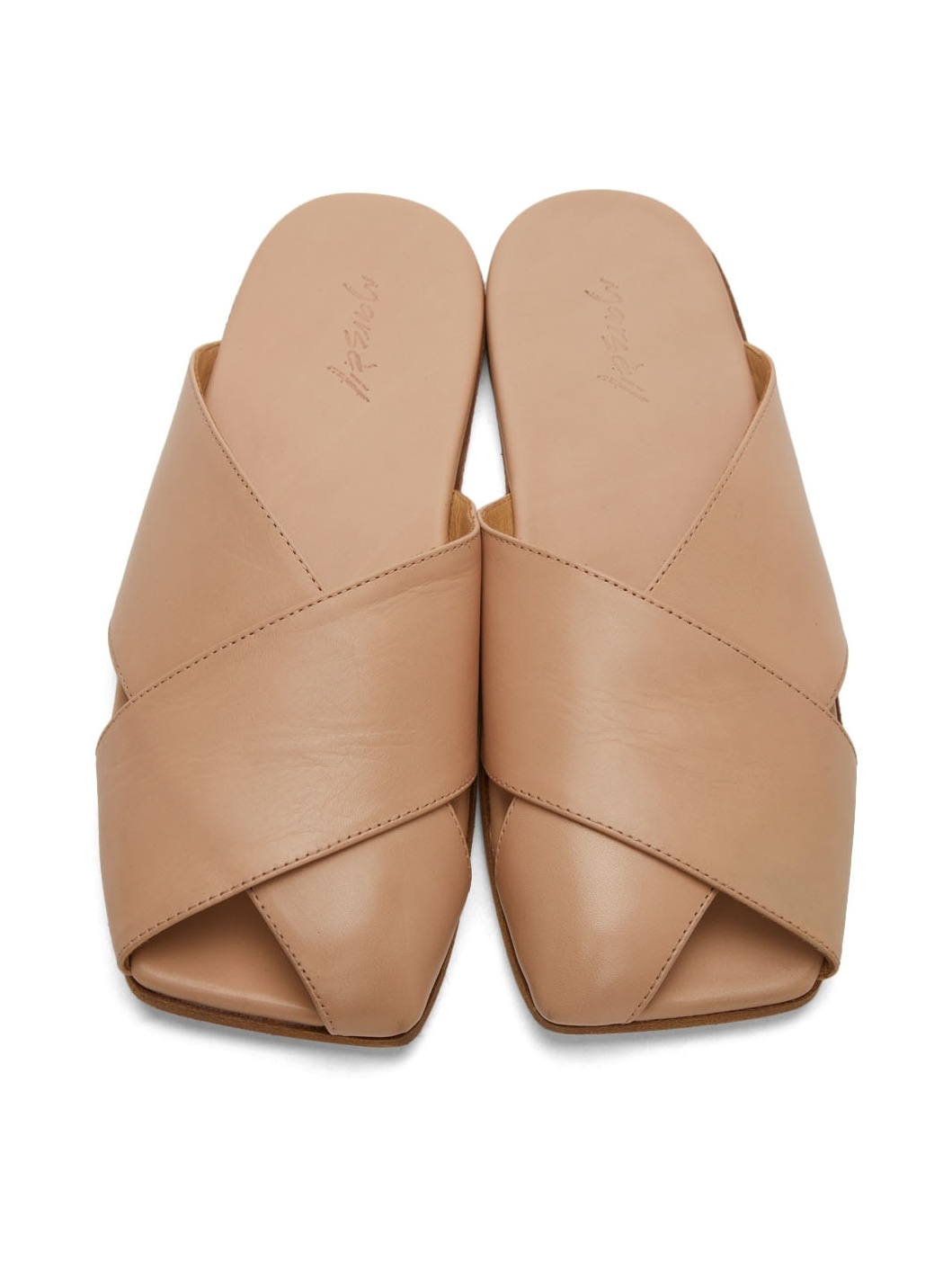 Tan Spatola Sandals - 5