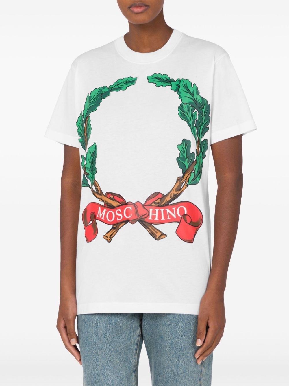 Laurel Wreath Cotton T-Shirt - 2