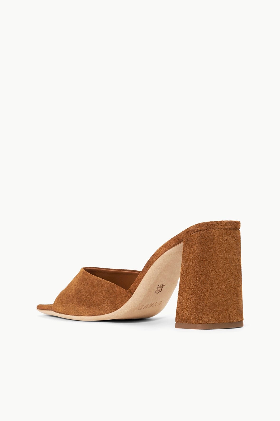 STAUD SLOANE HEEL TAN SUEDE - 3