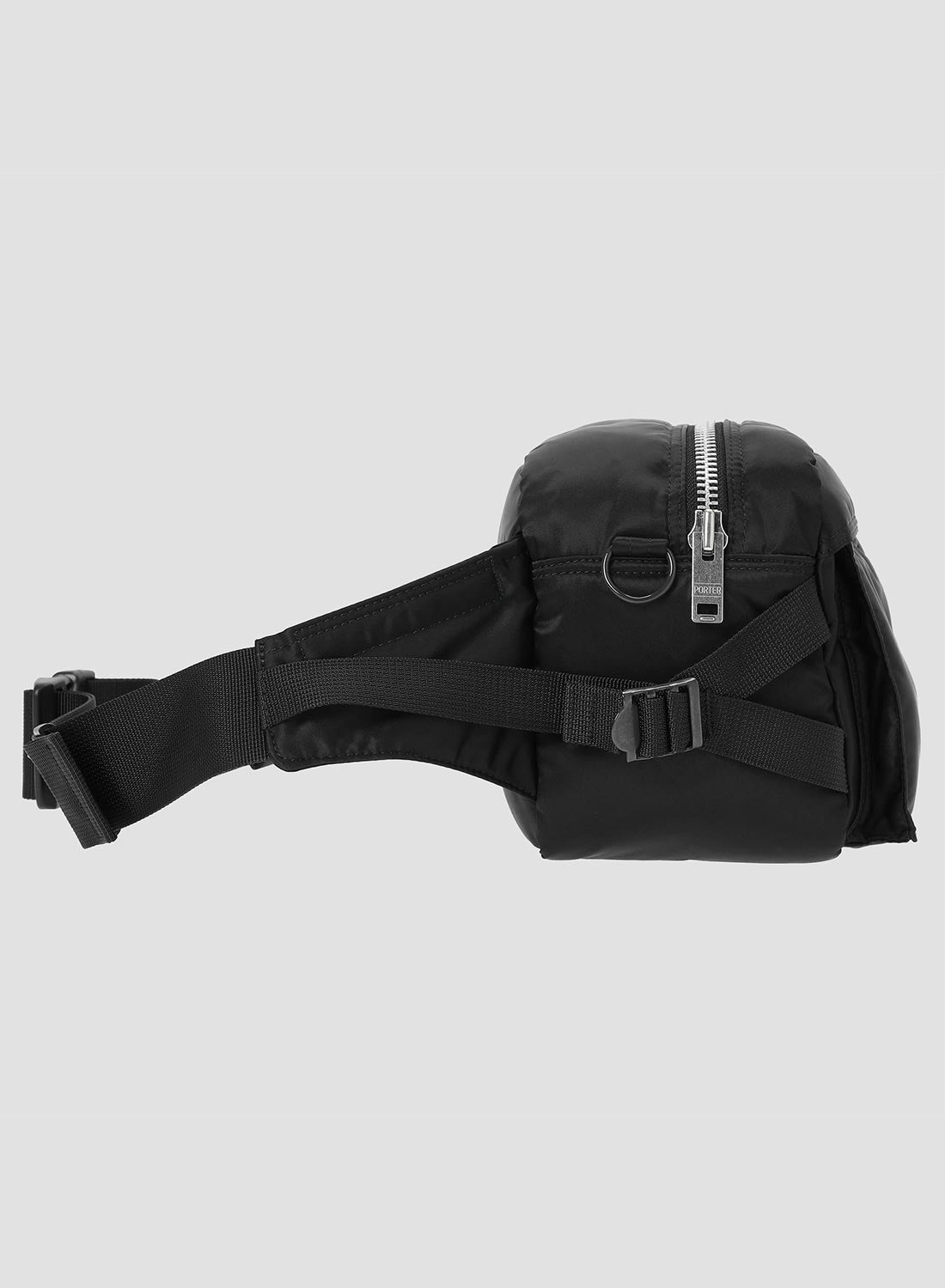 Porter-Yoshida & Co Tanker Waist Bag in Black - 3