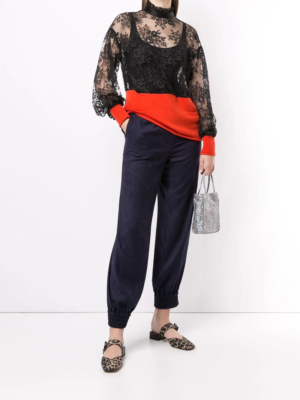 tapered leg trousers - 2