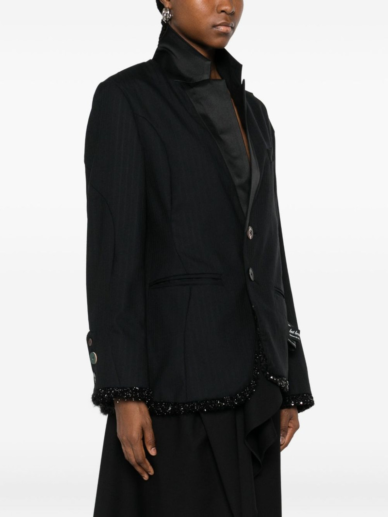 sequin-embellished blazer 3
