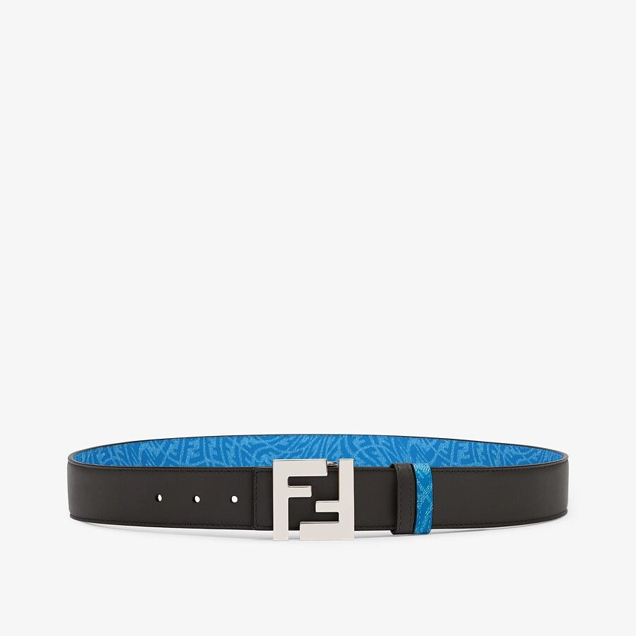 Black leather belt - 2