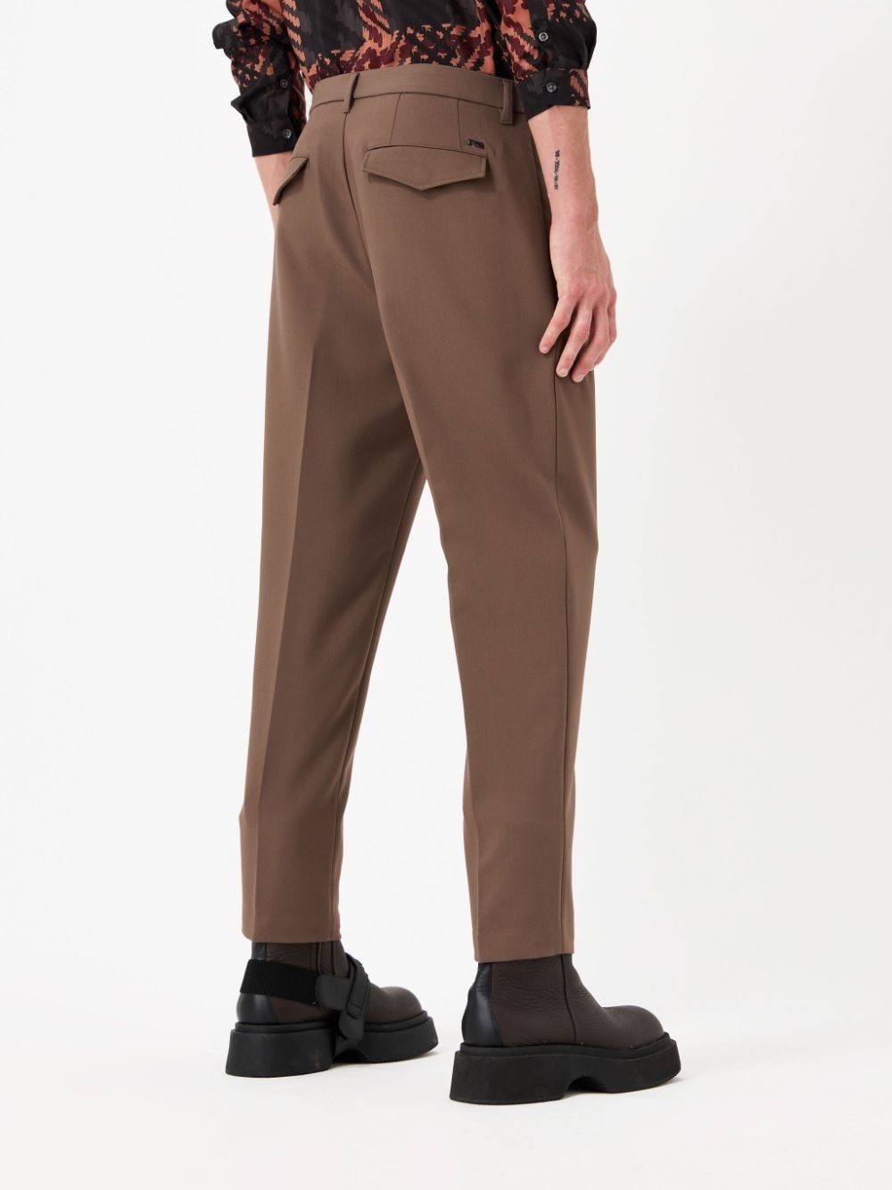 pressed crease trouser - 4