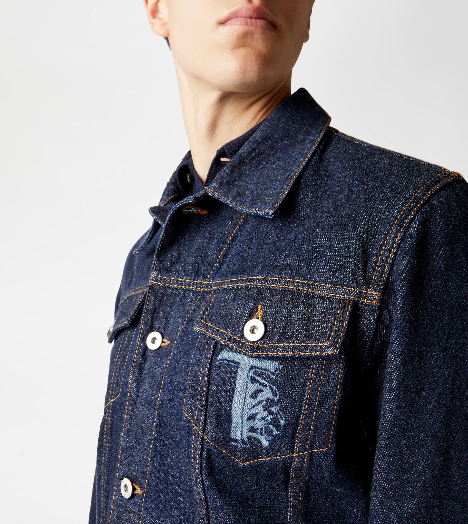 TOD'S TRUCKER JACKET - BLUE - 5