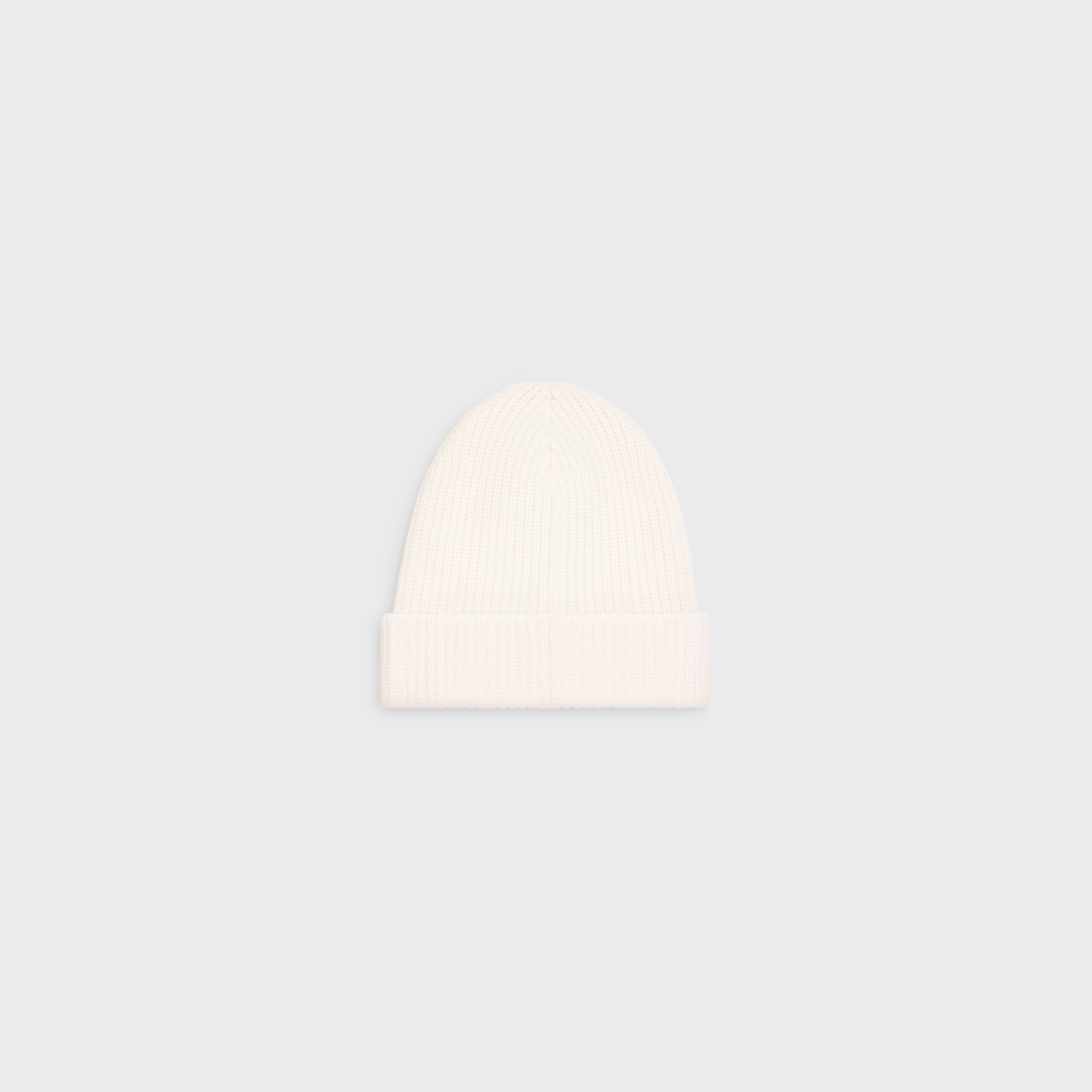 CELINE EMBROIDERED BEANIE IN RIBBED WOOL - 3